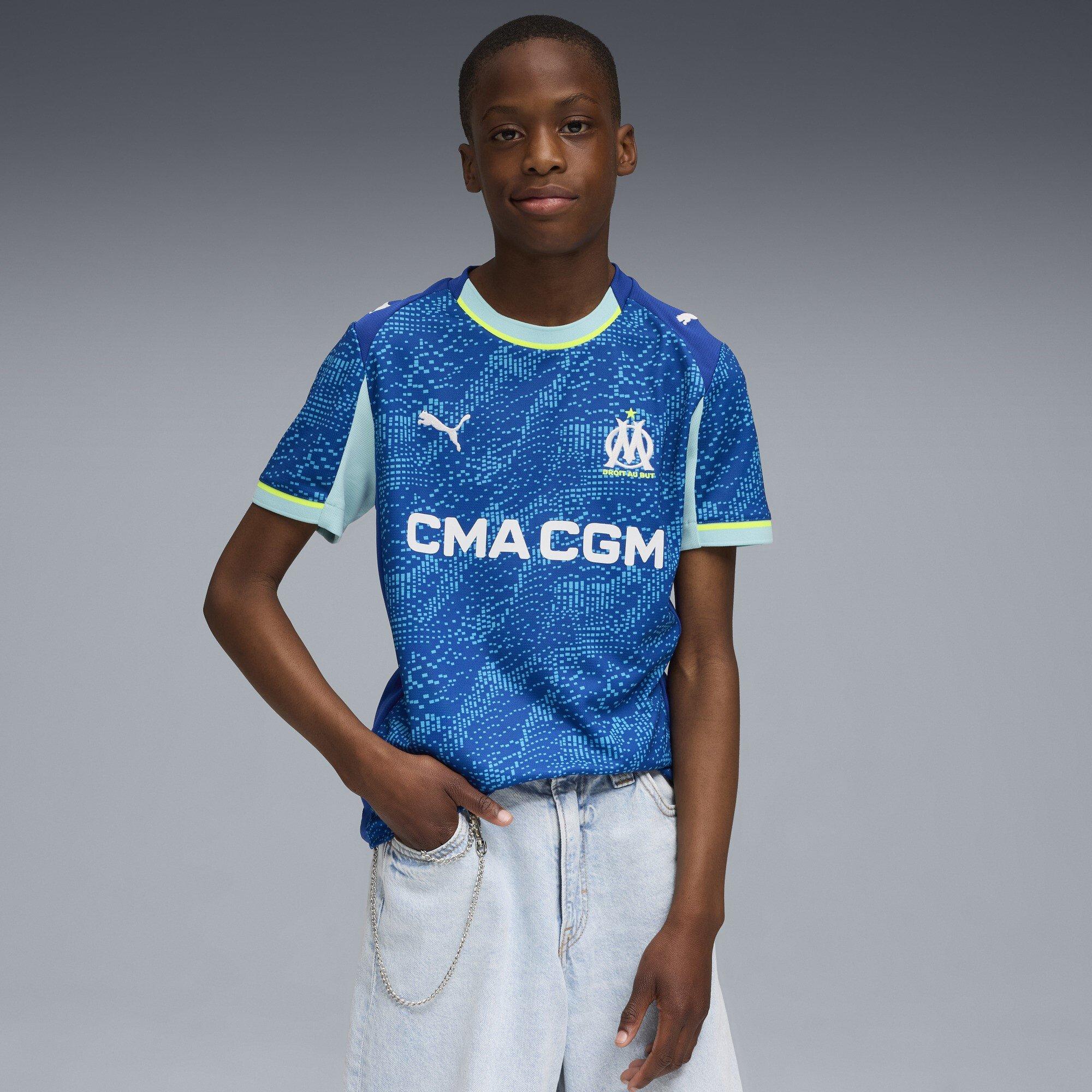 Blu - Puma - Marseille Third Shirt 2025 2026 Juniors - 3