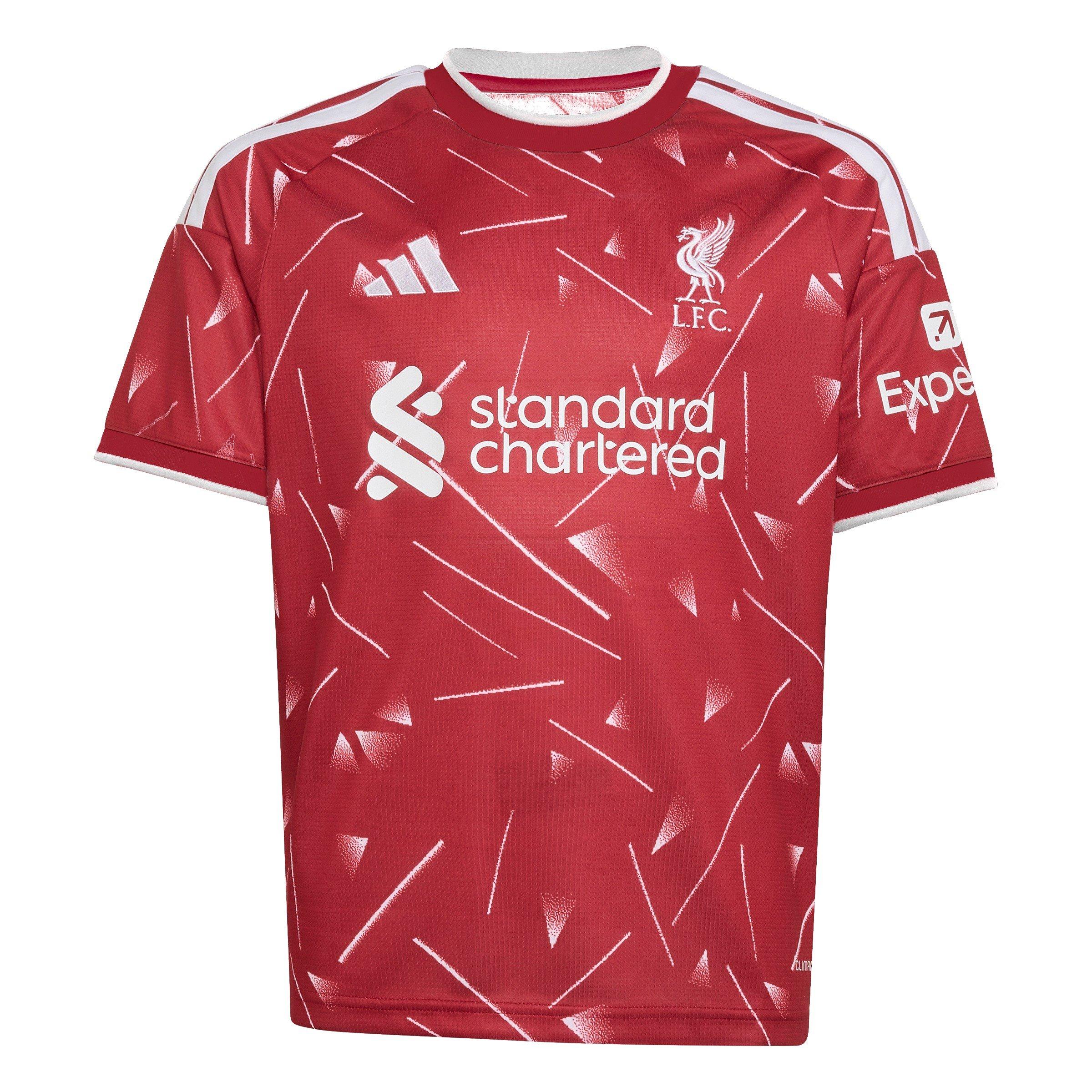 Rot/Weiß - adidas - Liverpool 2026 2027 Home Shirt Juniors - 1
