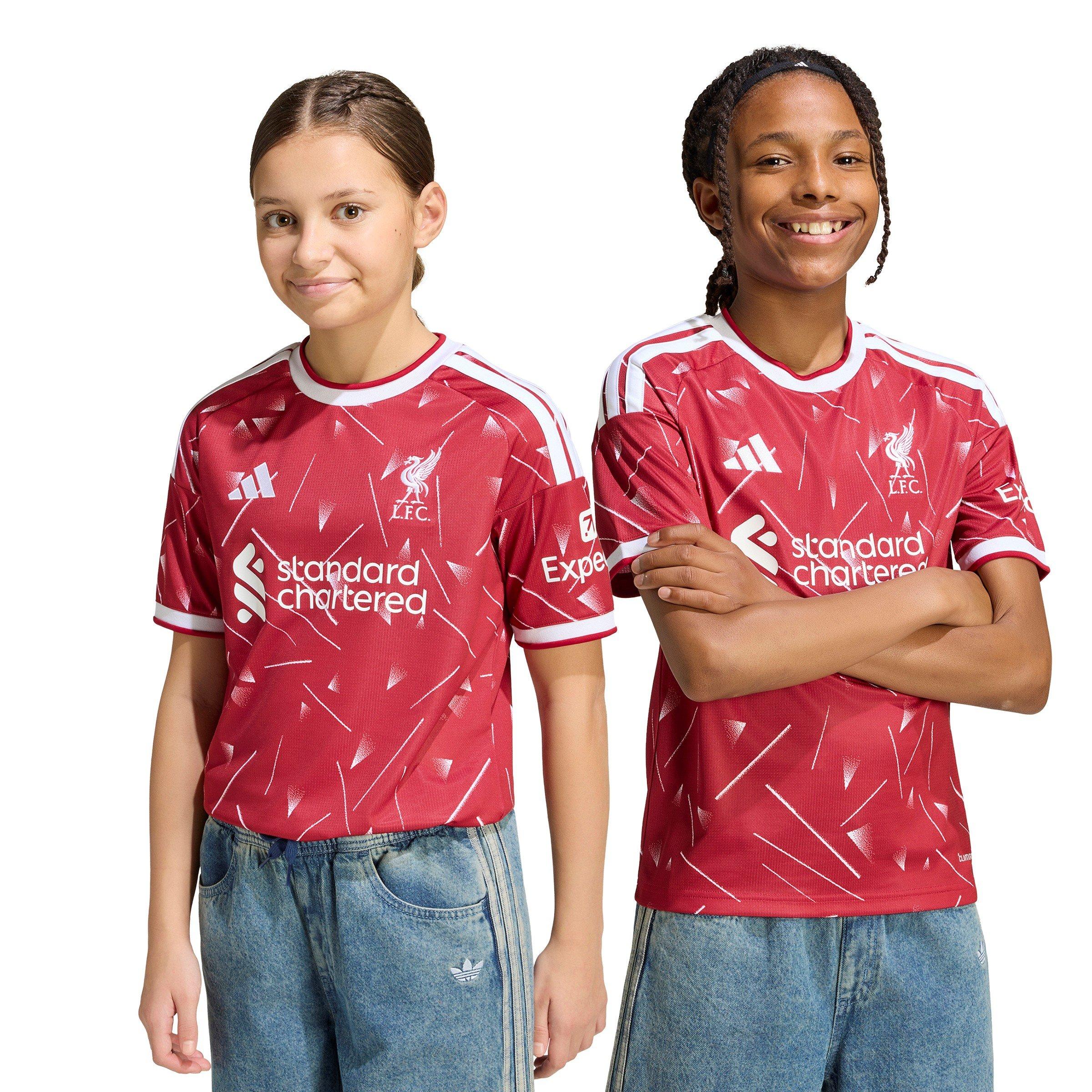 Rot/Weiß - adidas - Liverpool 2026 2027 Home Shirt Juniors - 3