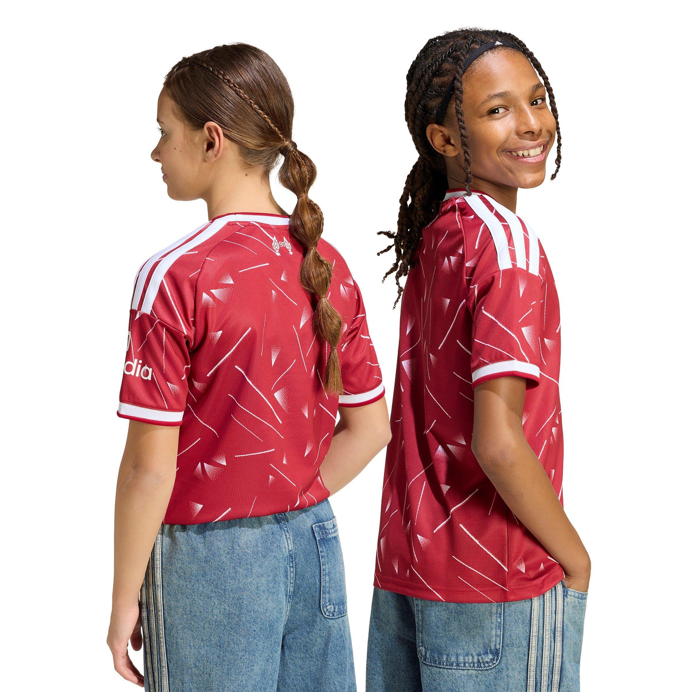 Rot/Weiß - adidas - Liverpool 2026 2027 Home Shirt Juniors - 4