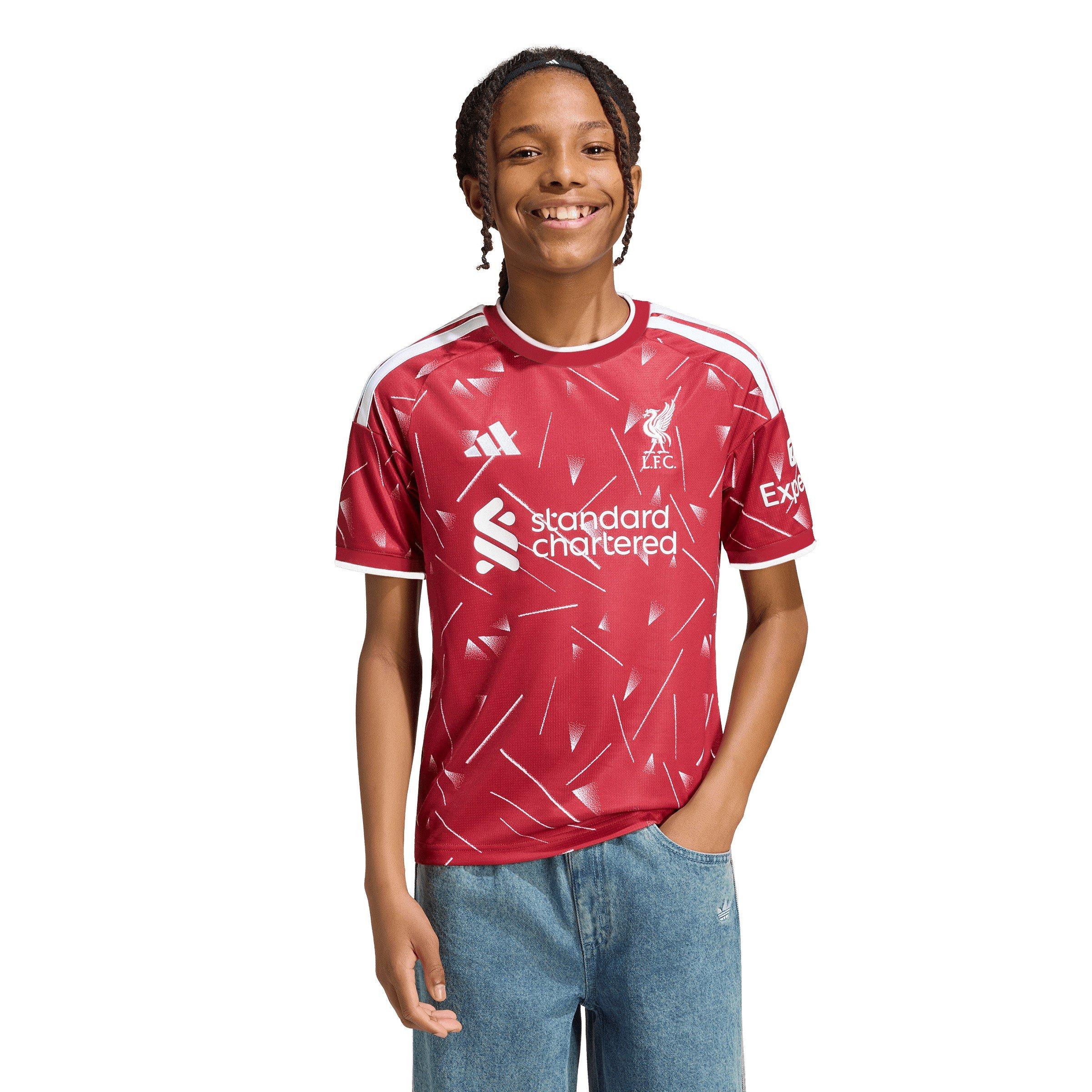Rot/Weiß - adidas - Liverpool 2026 2027 Home Shirt Juniors - 5
