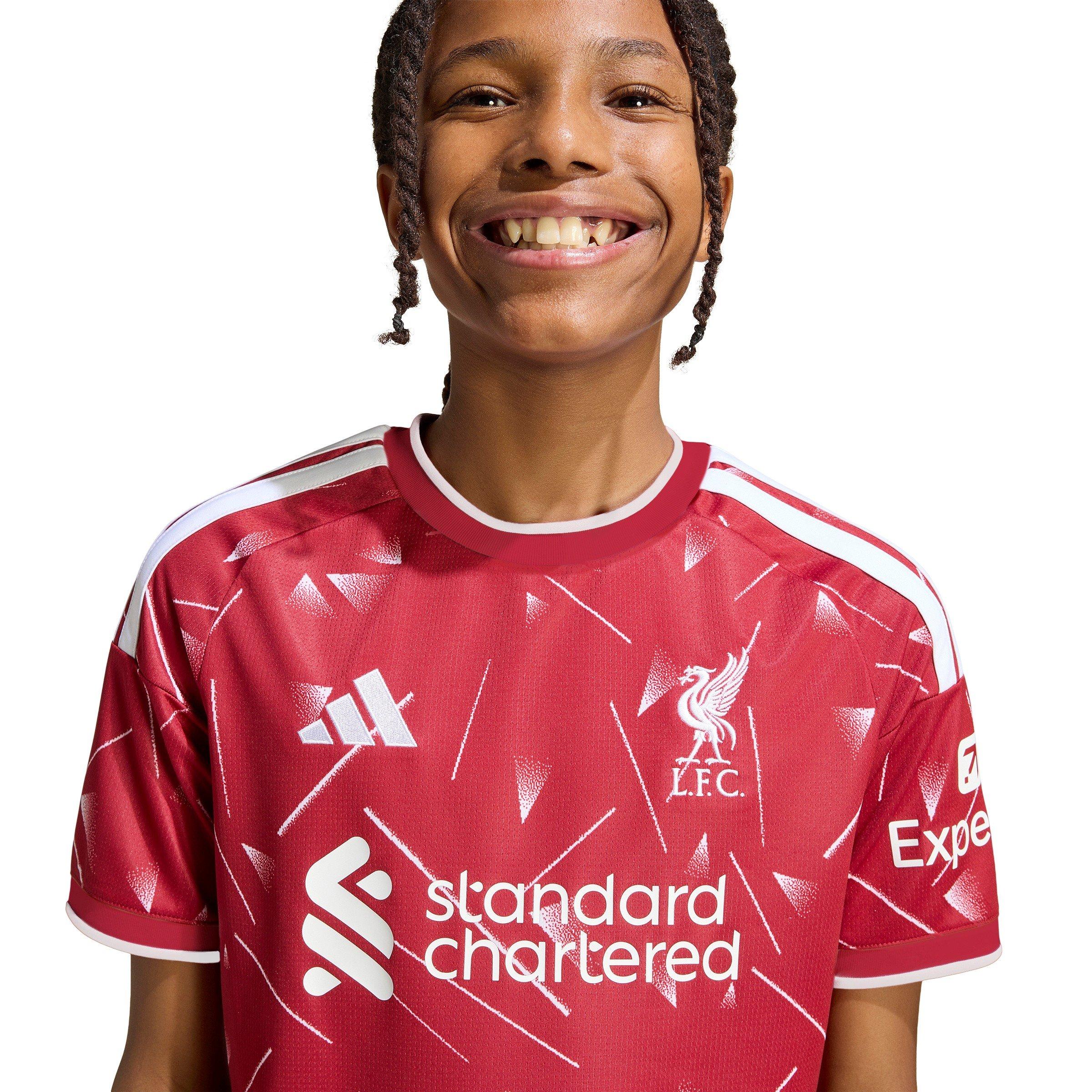Rot/Weiß - adidas - Liverpool 2026 2027 Home Shirt Juniors - 8