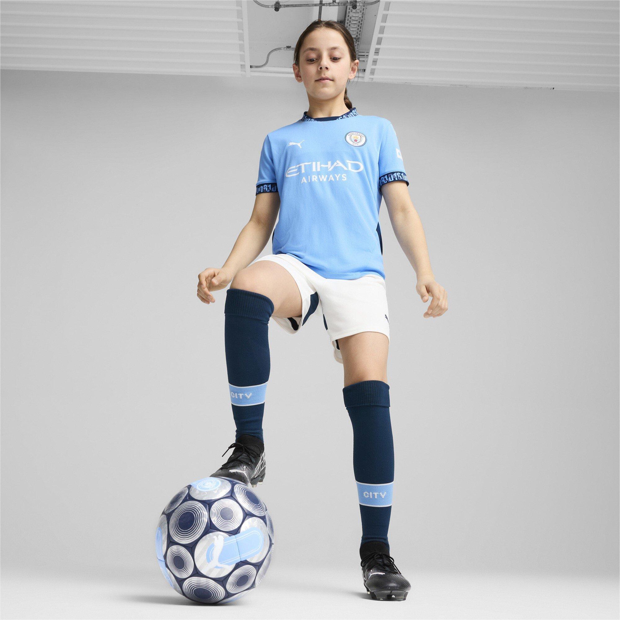 Blauw - Puma - Manchester City Home Shirt 2024 2025 Juniors - 4