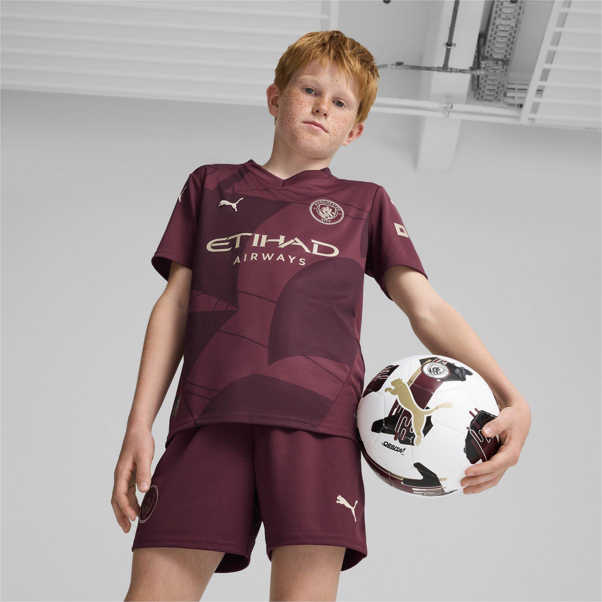 Vermelho - Puma - Manchester City Third Shirt 2024 2025 Juniors - 2