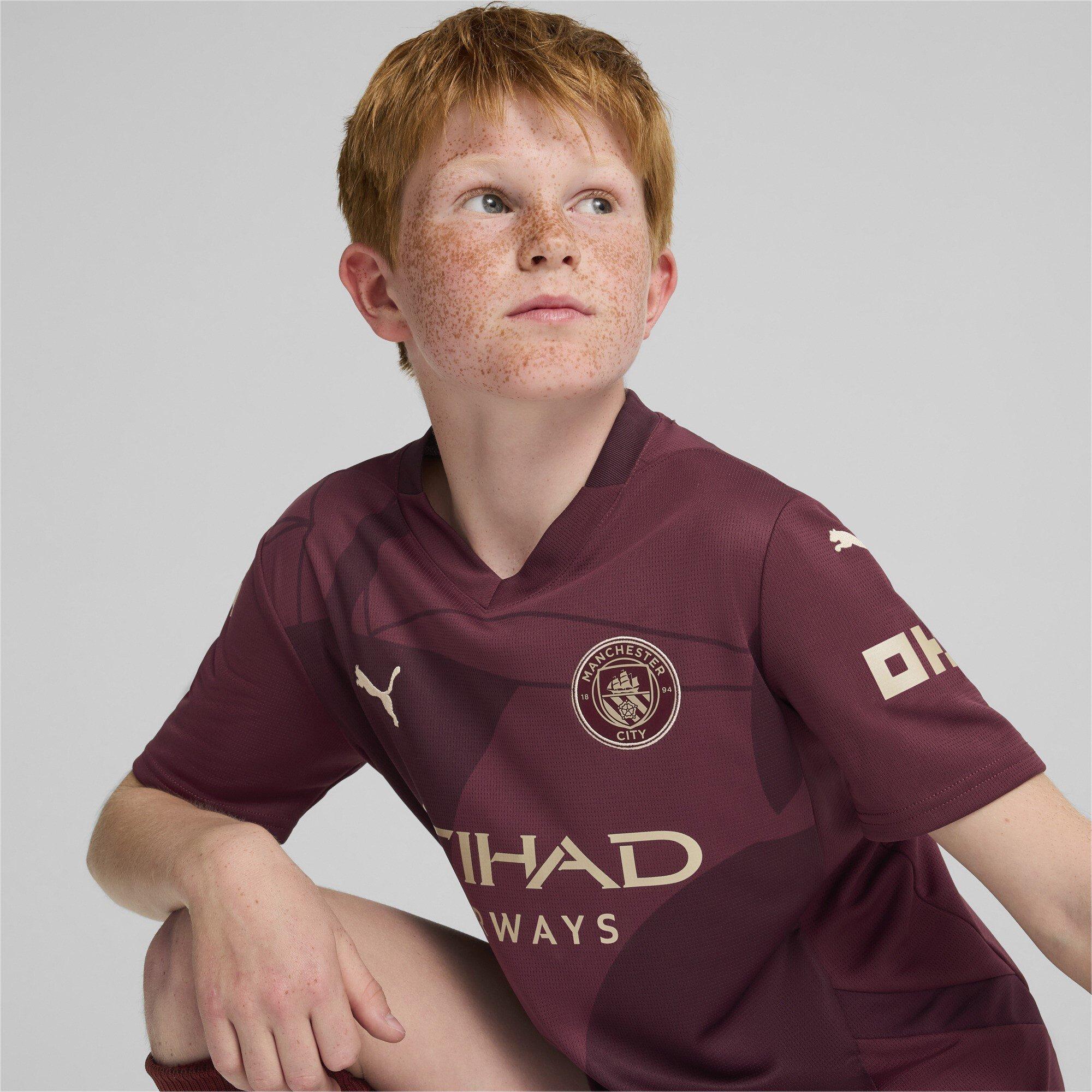 Vermelho - Puma - Manchester City Third Shirt 2024 2025 Juniors - 3