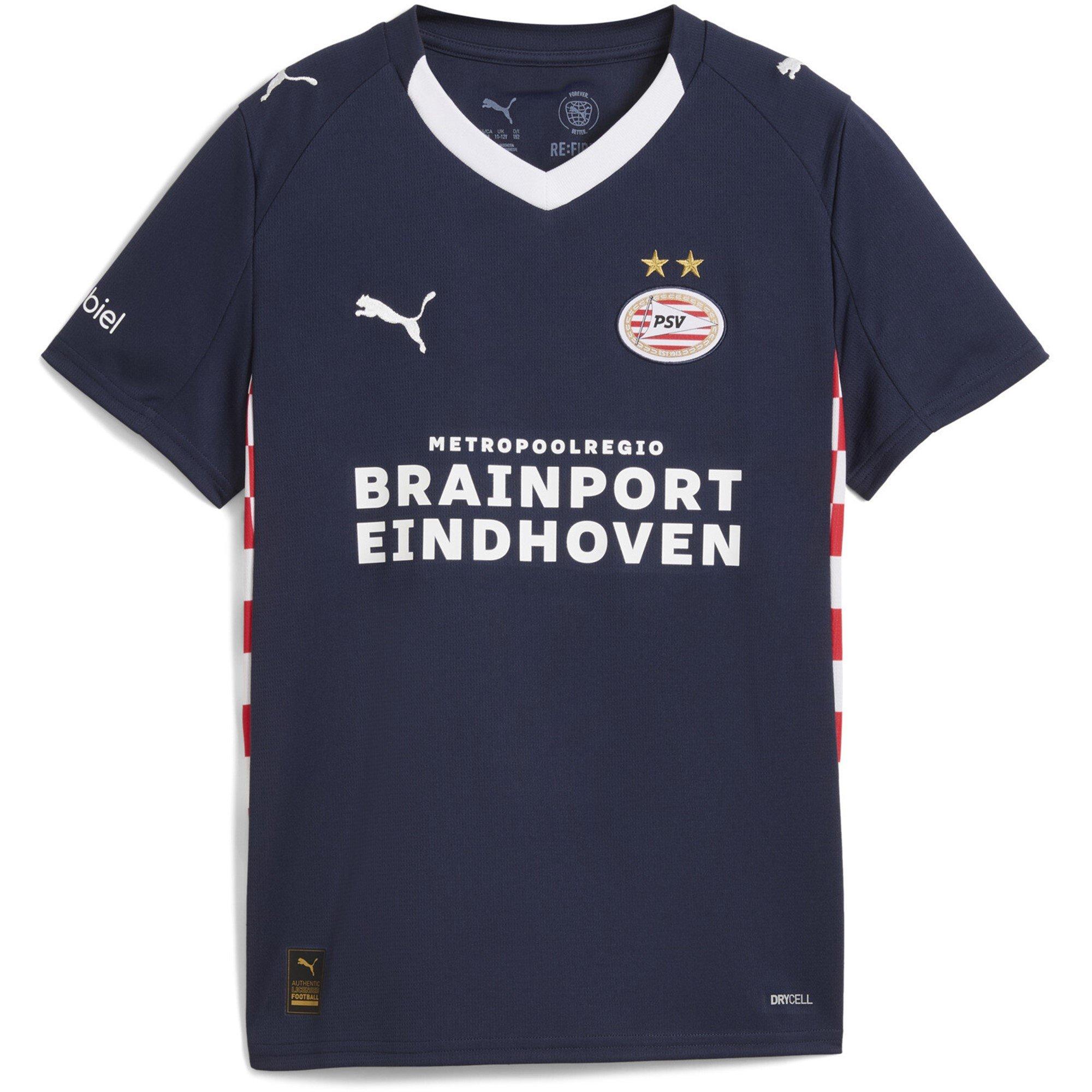 Navy/White - Puma - PSV Away Shirt 2025 2026 Juniors - 1