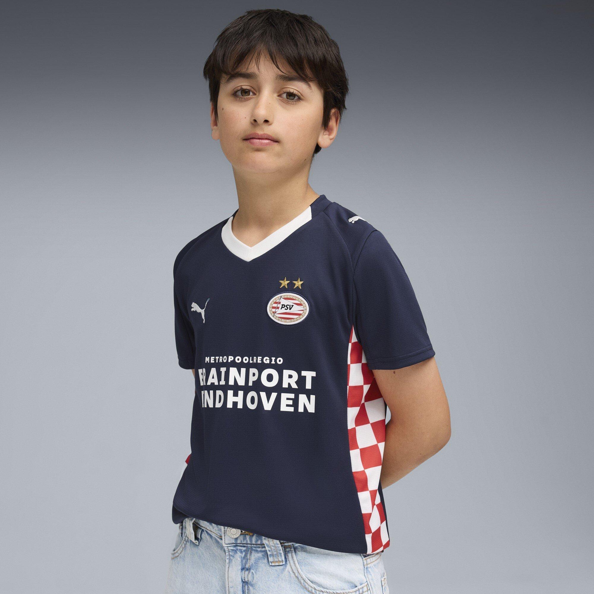 Blu Marino/Bianco - Puma - PSV Away Shirt 2025 2026 Juniors - 3