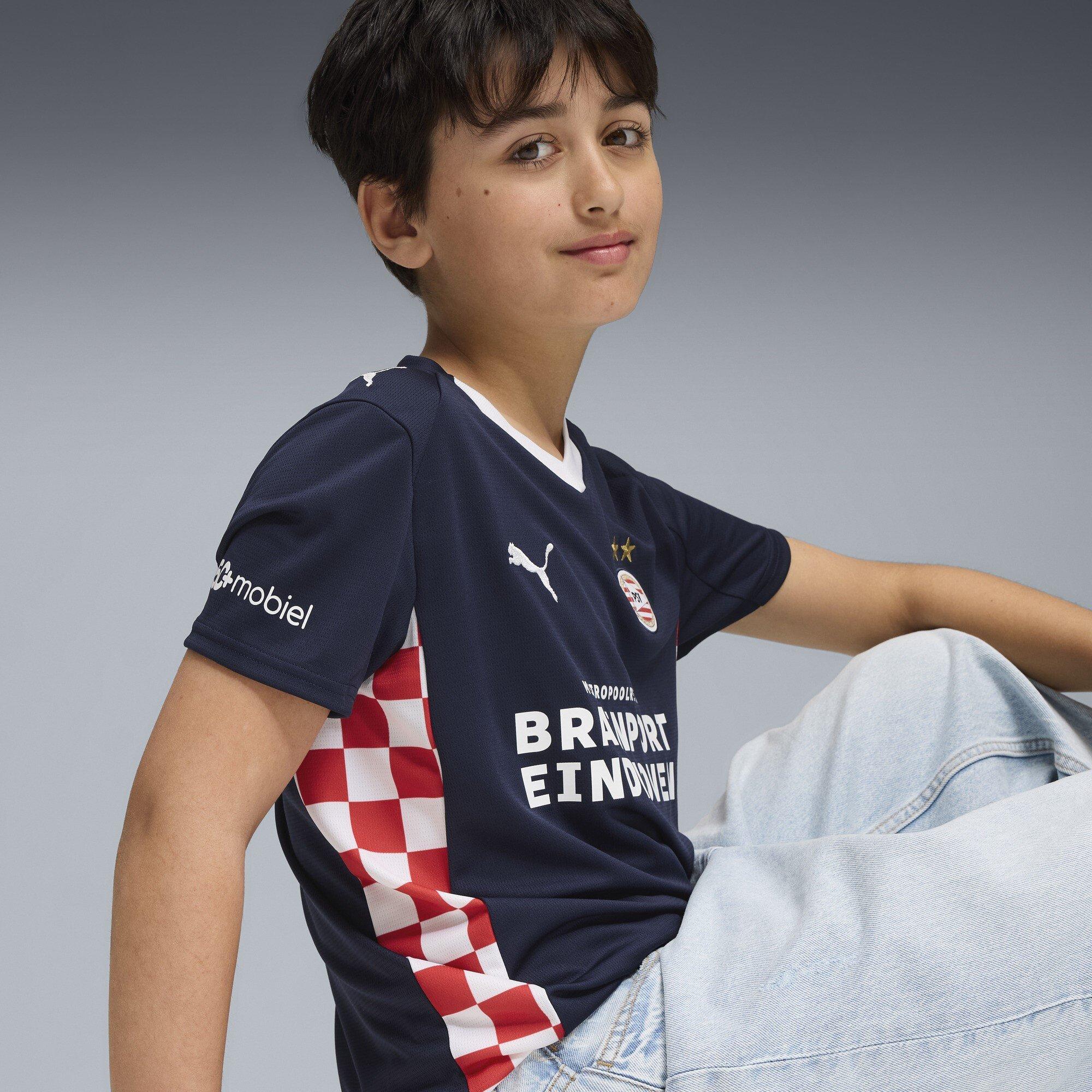 Blu Marino/Bianco - Puma - PSV Away Shirt 2025 2026 Juniors - 5