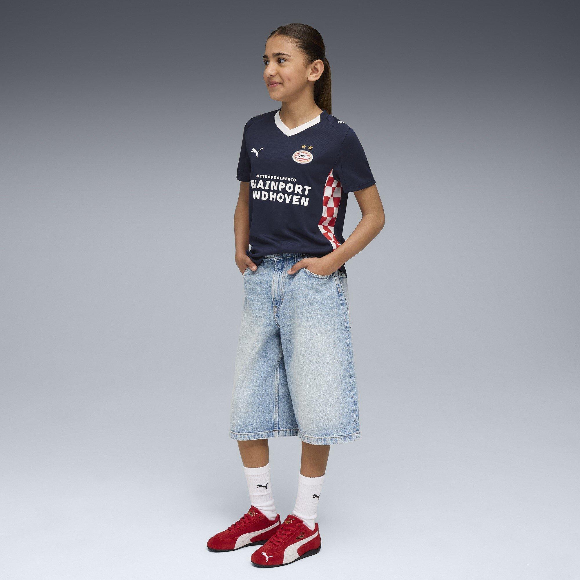 Blu Marino/Bianco - Puma - PSV Away Shirt 2025 2026 Juniors - 6