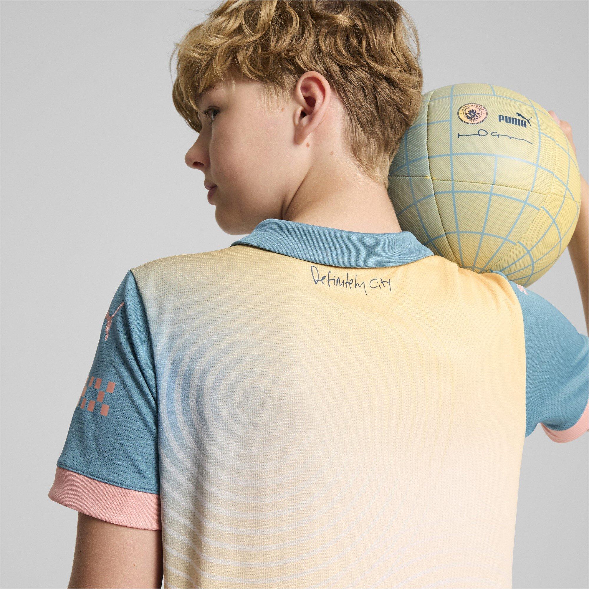 Blue - Puma - Manchester City FC Fourth Shirt 2024 2025 Juniors - 3