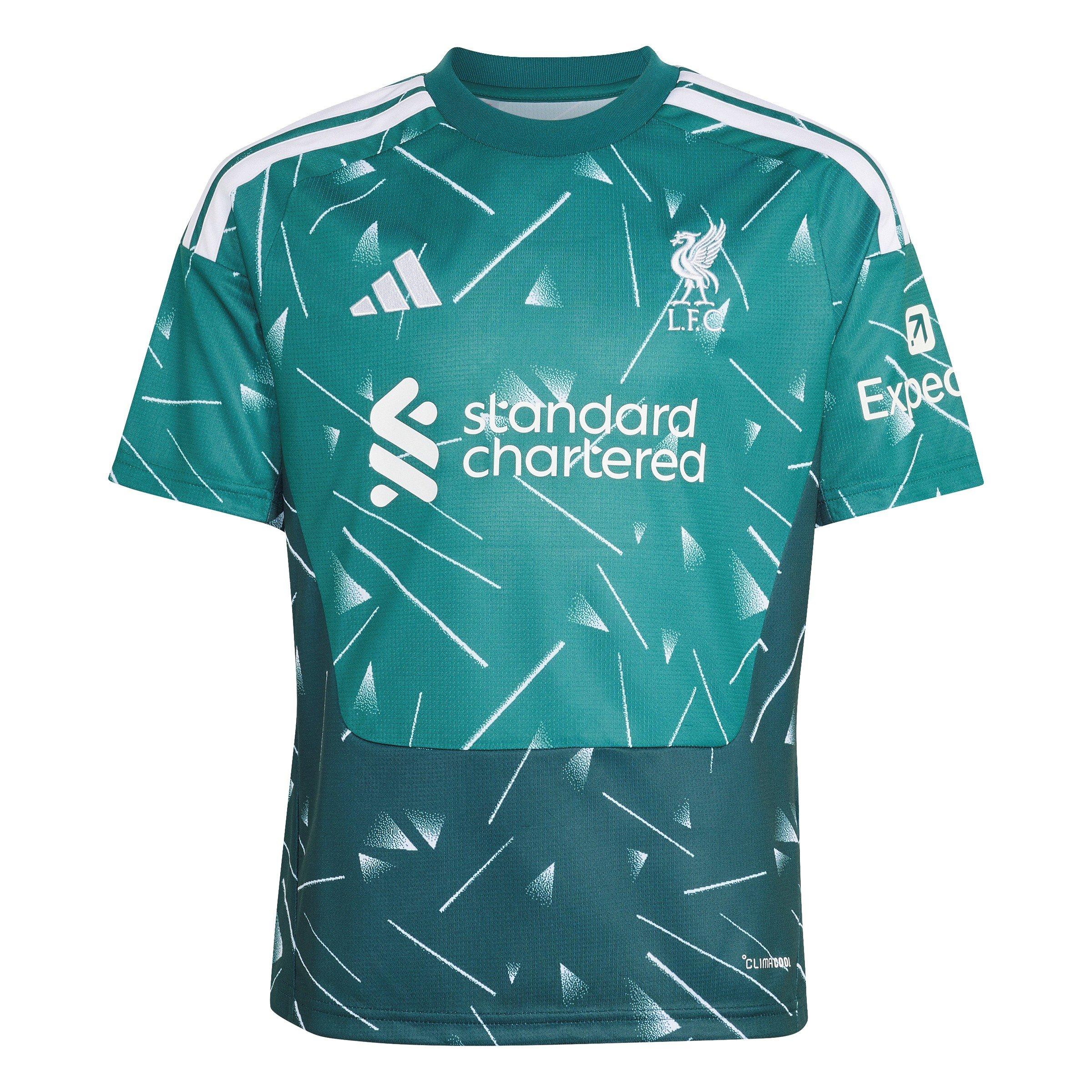 Green/White - adidas - Liverpool Home Goalkeeper Shirt 2026/27 Juniors - 1