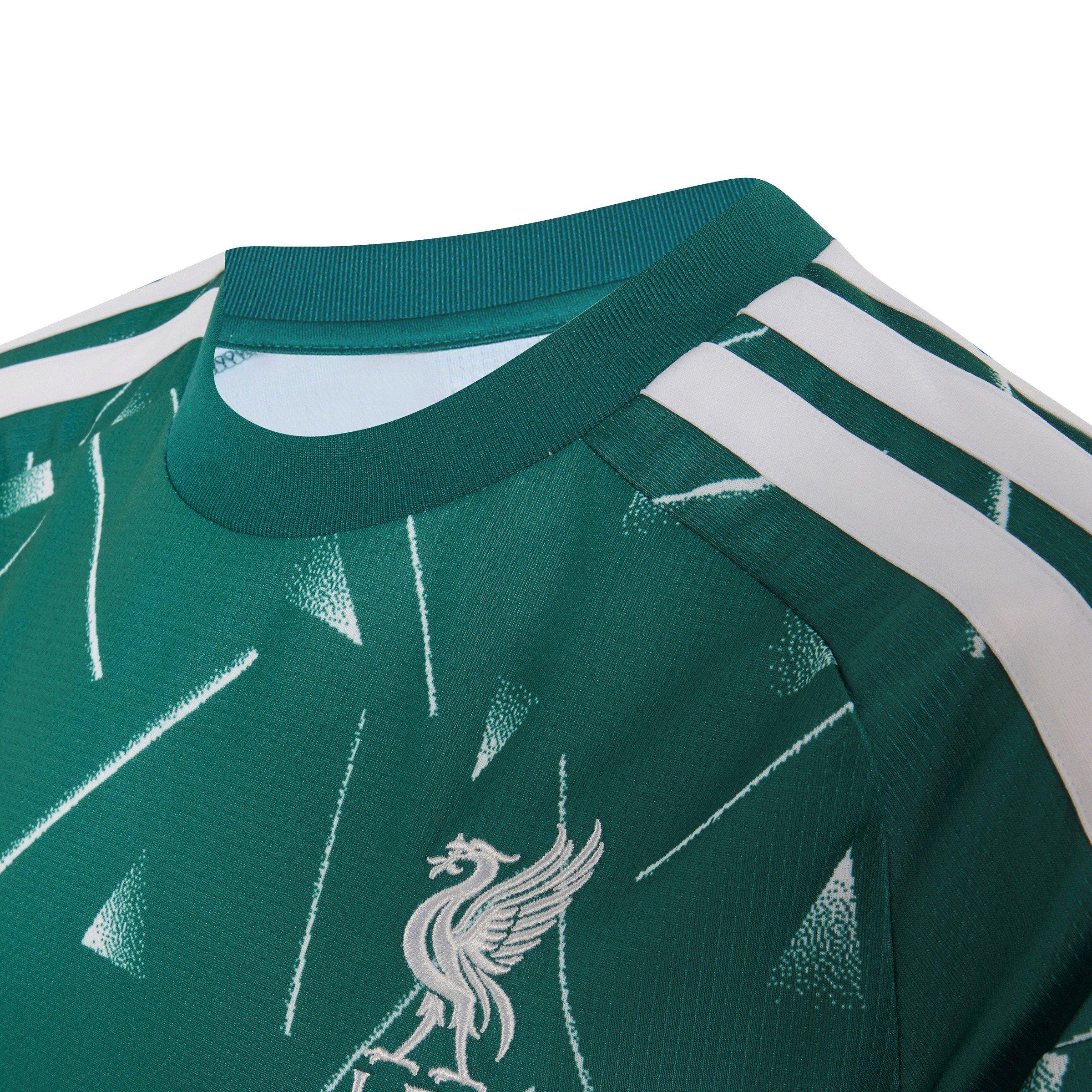 Vert/Blanc - adidas - Liverpool Home Goalkeeper Shirt 2026/27 Juniors - 3
