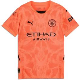 Puma Manchester City FC Goalkeeper Home Shirt 2024 2025 Juniors