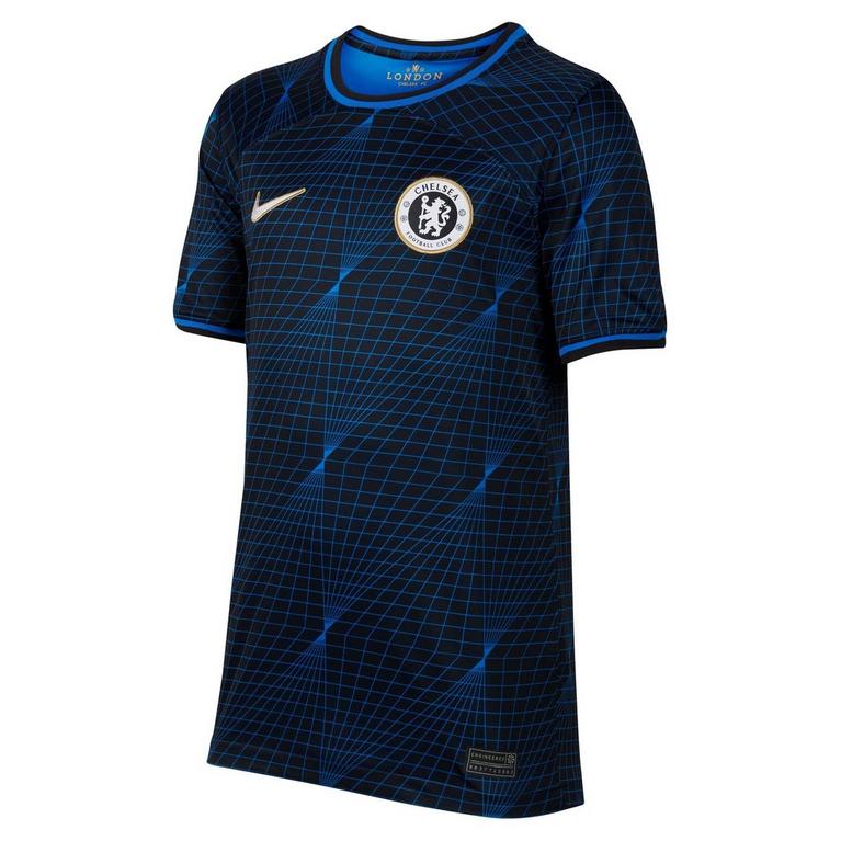 Soar/Or/Blanc - Nike - Chelsea Away Shirt 2023 2024 Juniors - 1