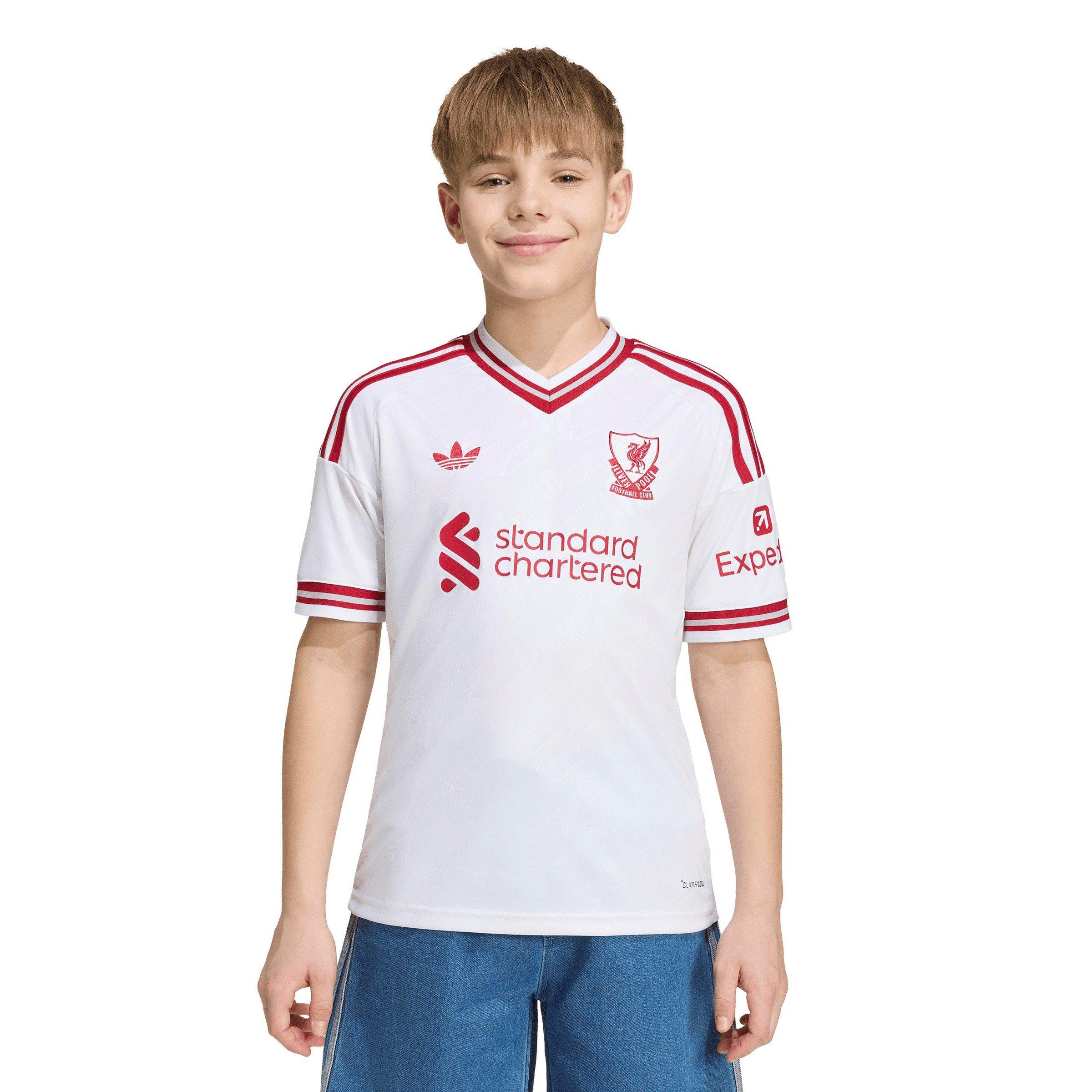 White/Red - adidas - Liverpool Away Shirt 2026/27 Juniors - 3
