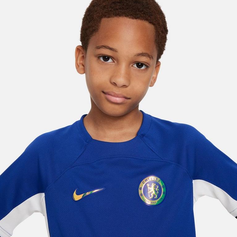 Bleu/Or - Nike - Chelsea Home Shirt 2023 2024 Juniors - 5