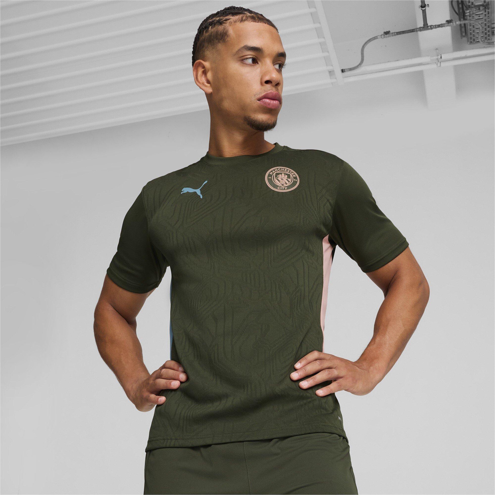 Khaki - Puma - Manchester City Training Shirt 2024 2025 Adults - 2