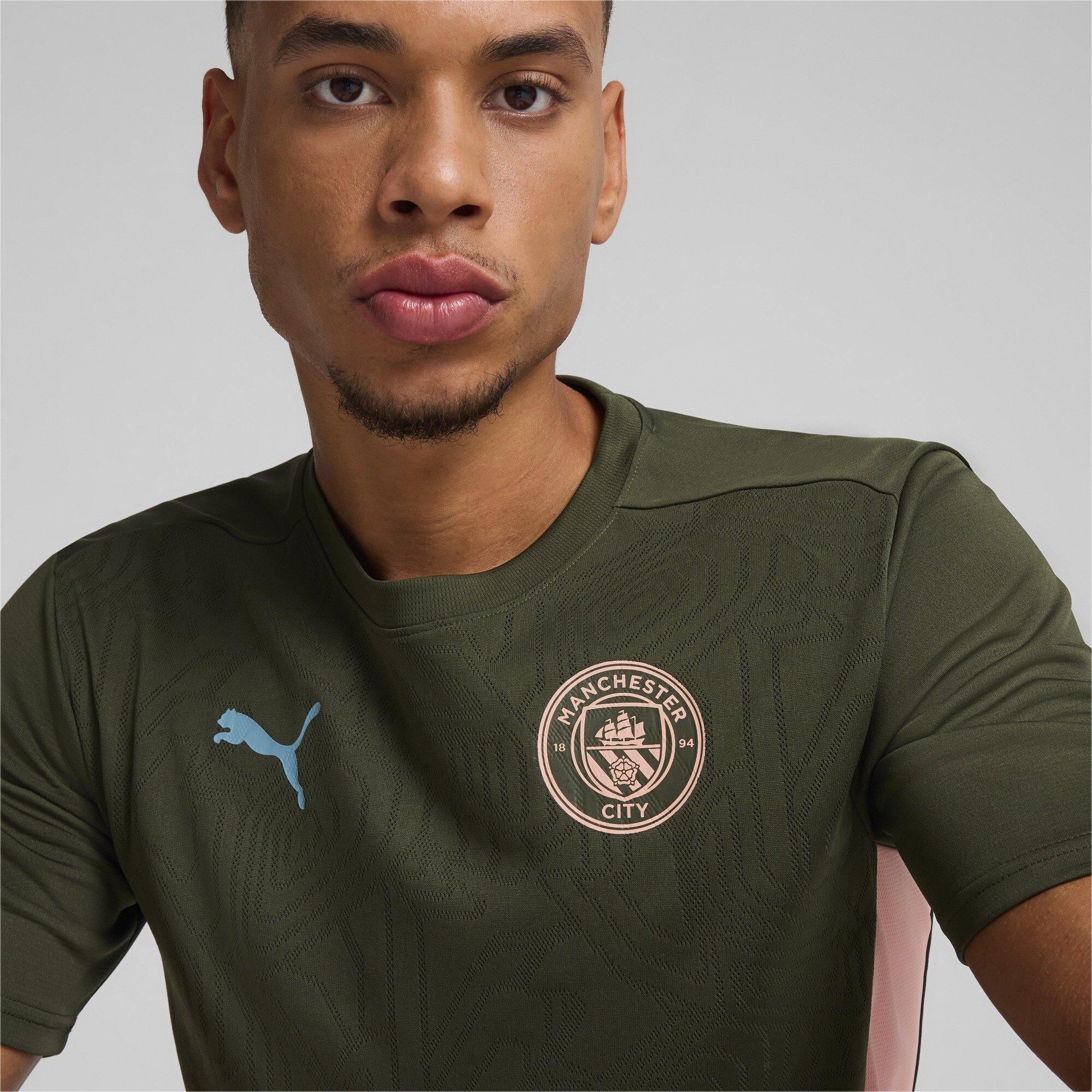 Khaki - Puma - Manchester City Training Shirt 2024 2025 Adults - 3