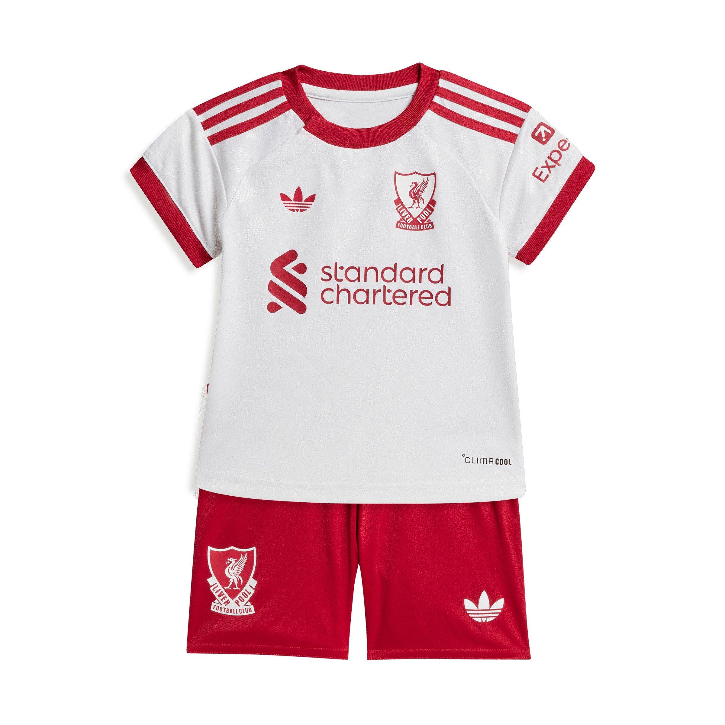 Blanco/Rojo - adidas - Liverpool Away Baby Kit 2026/27 - 1