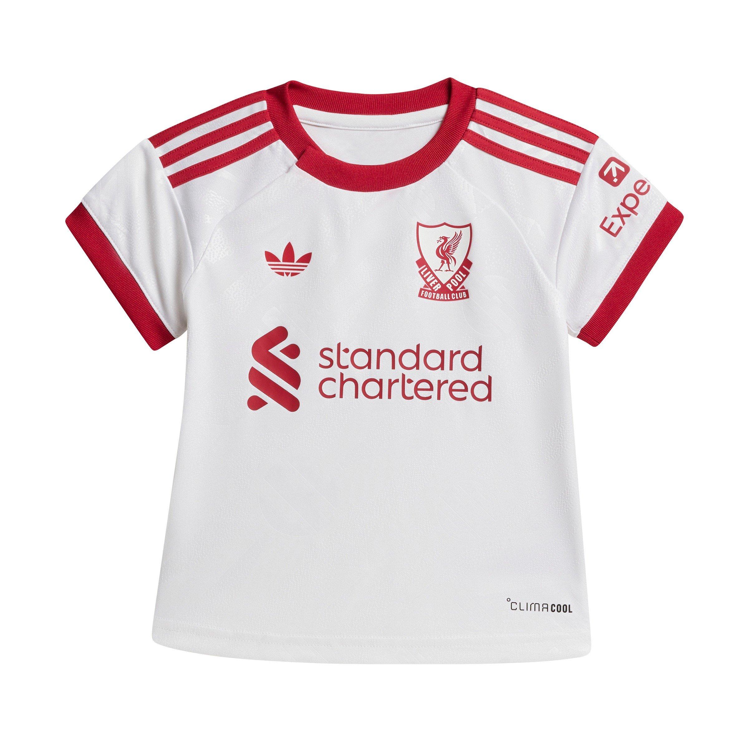 White/Red - adidas - Liverpool Away Baby Kit 2026/27 - 2