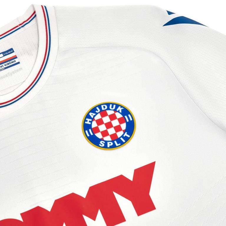 Blanc - Macron - Hajduk Split Home Shirt 2023 2024 Adults - 3