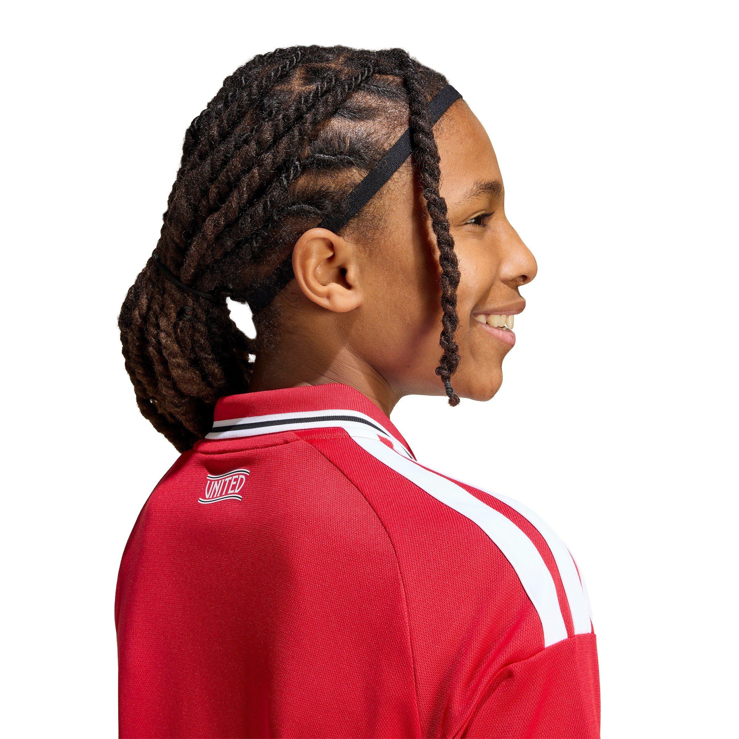 Rood/Wit - adidas - Kids Manchester United Domestic Home Football Shirt 2026 2027 - 9