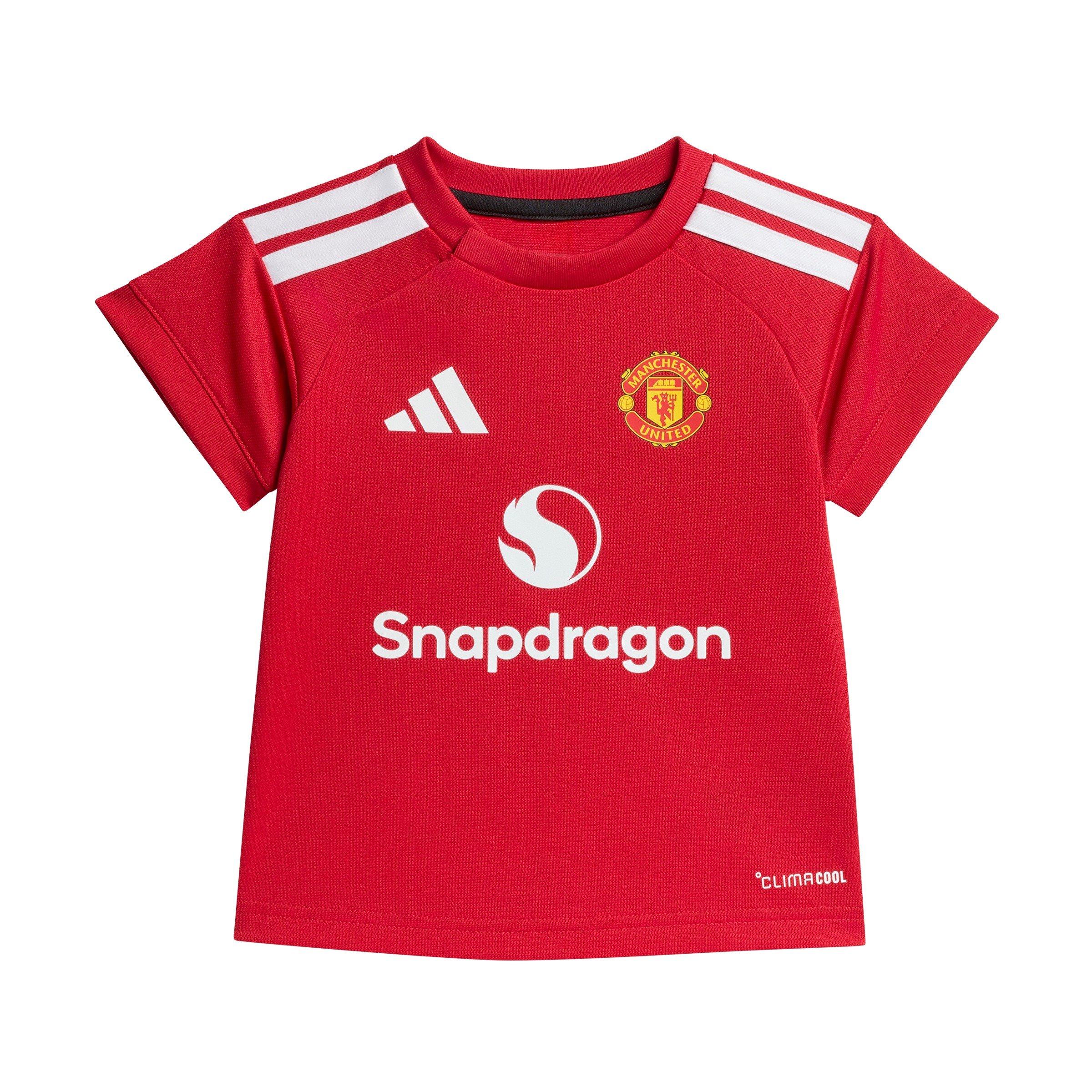 Rood/Wit - adidas - Kids Manchester United Home Mini Kit 2026 2027 - 2