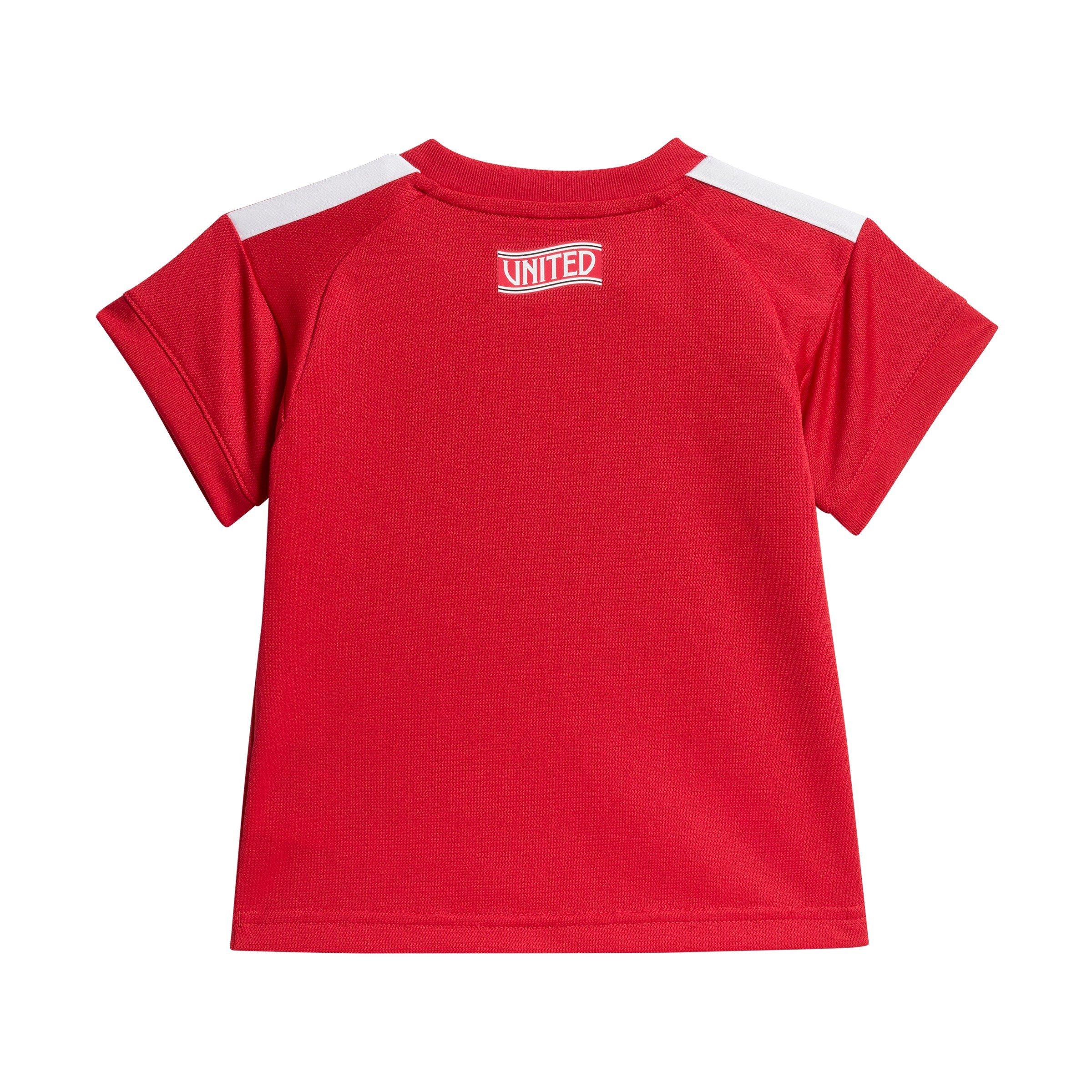 Rood/Wit - adidas - Kids Manchester United Home Mini Kit 2026 2027 - 3