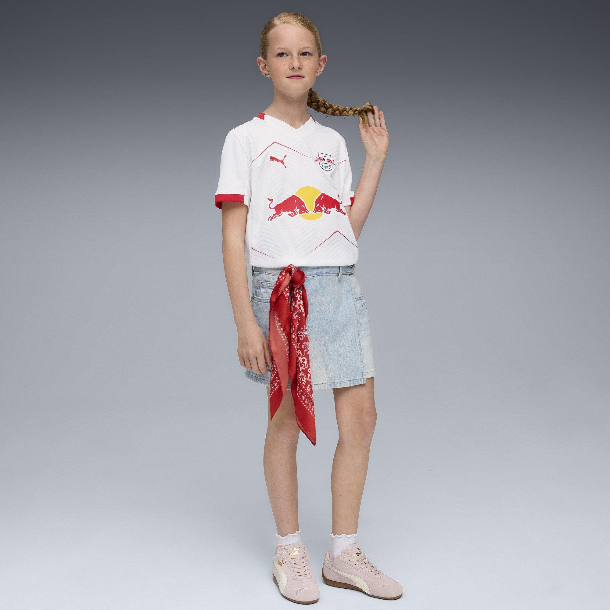 Weiß/Rot - Puma - RB Leipzig Home Shirt 2025 2026 Juniors - 6