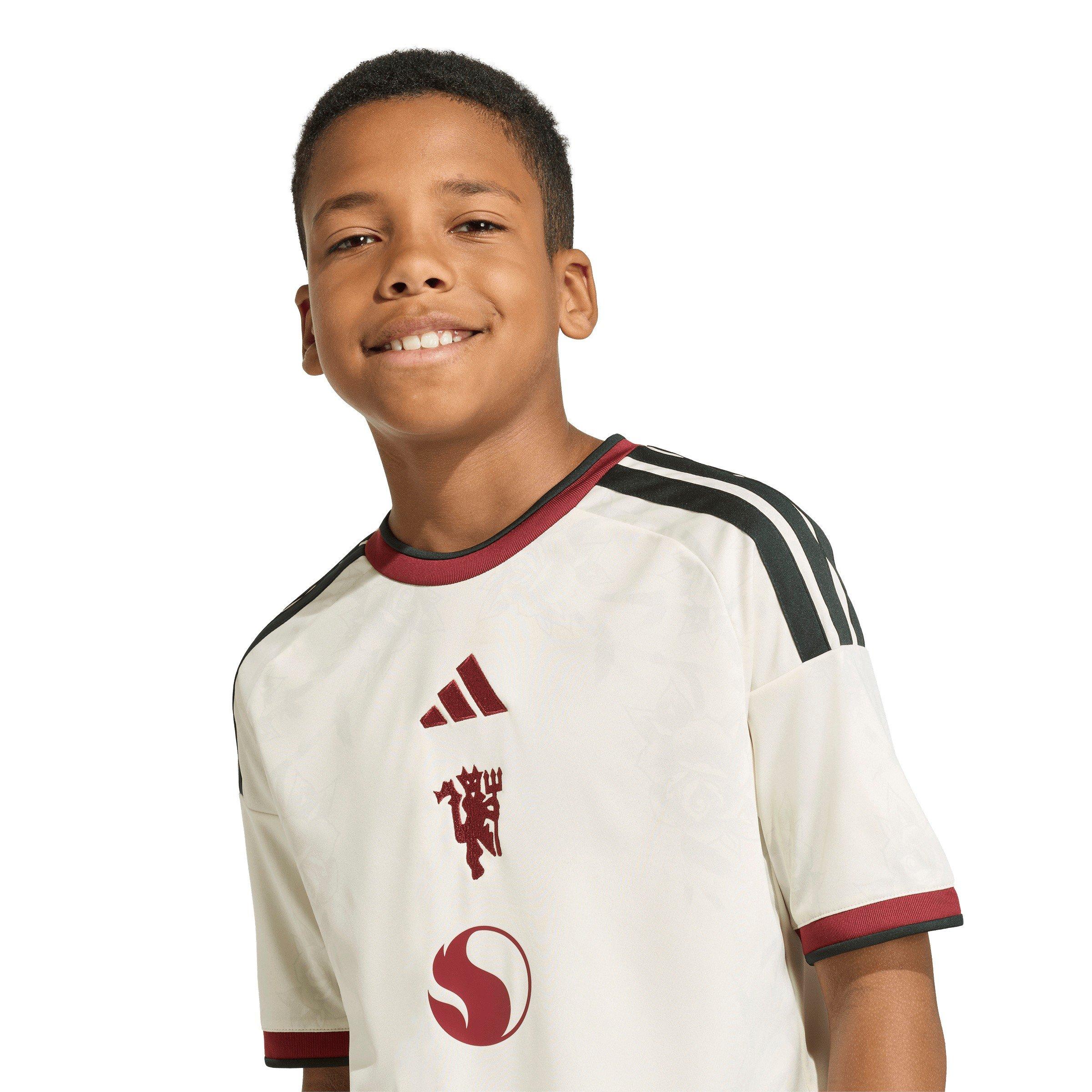 White/Red - adidas - Manchester United Third Shirt 2026/27 Juniors - 8