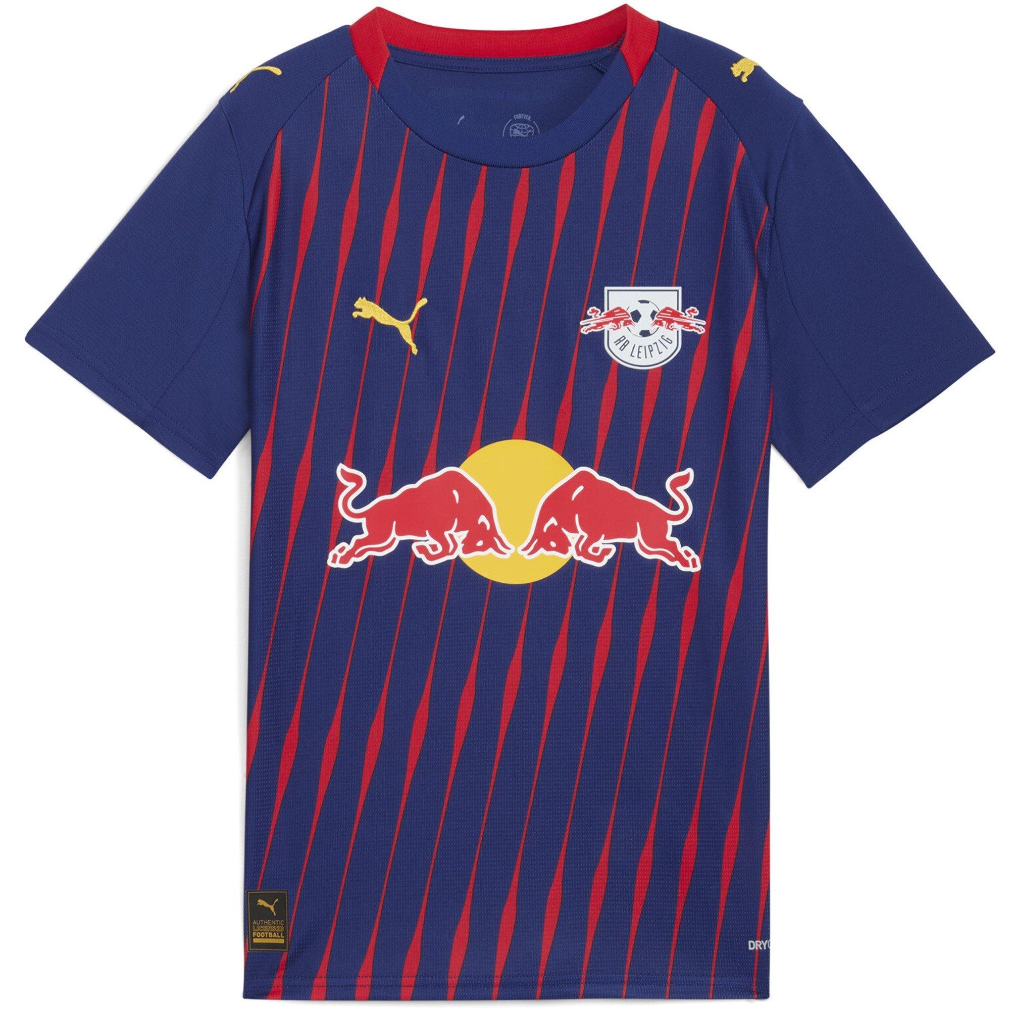 Red/Blue - Puma - RB Leipzig Authentic Away Football Shirt 2025 2026 Juniors - 1