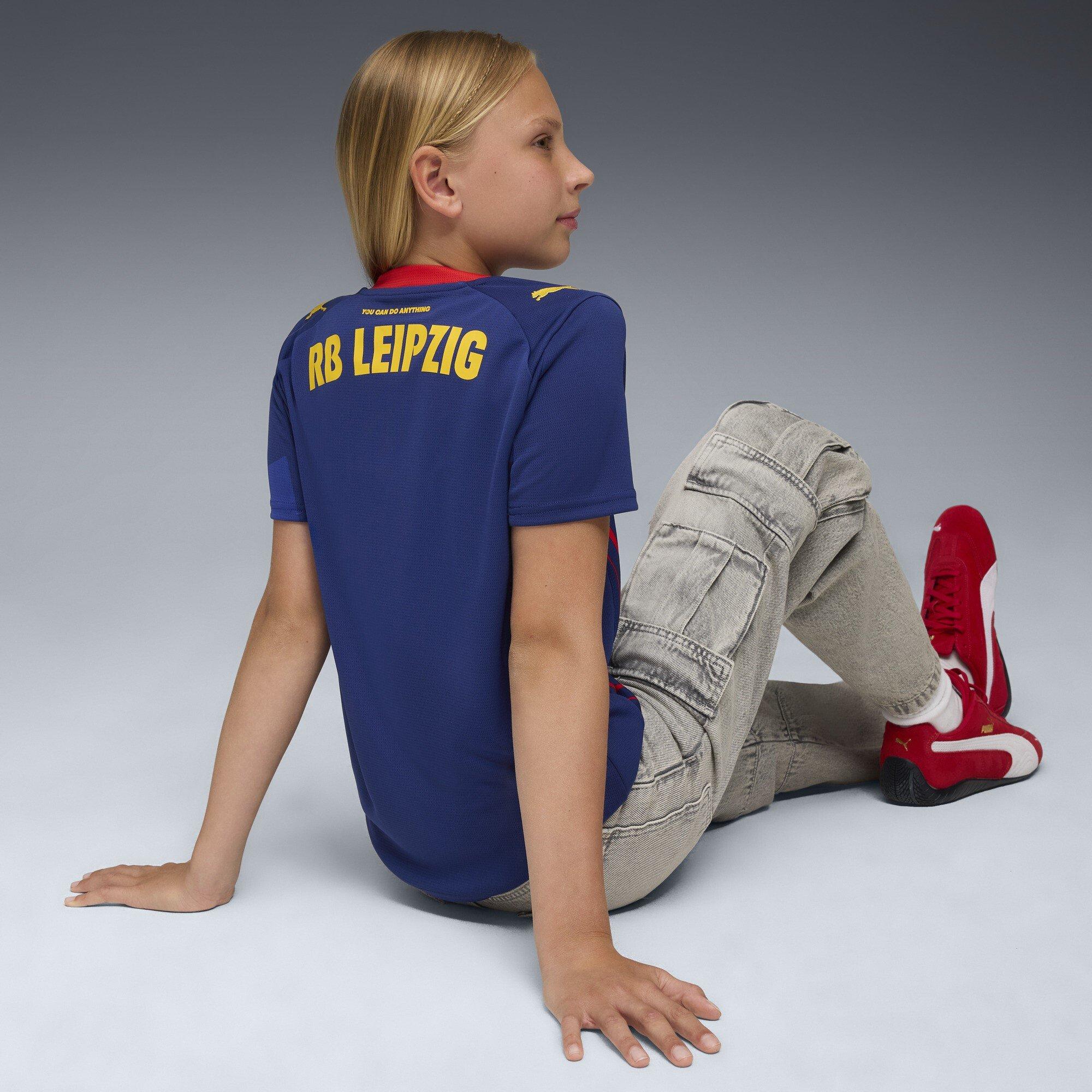 Red/Blue - Puma - RB Leipzig Authentic Away Football Shirt 2025 2026 Juniors - 5