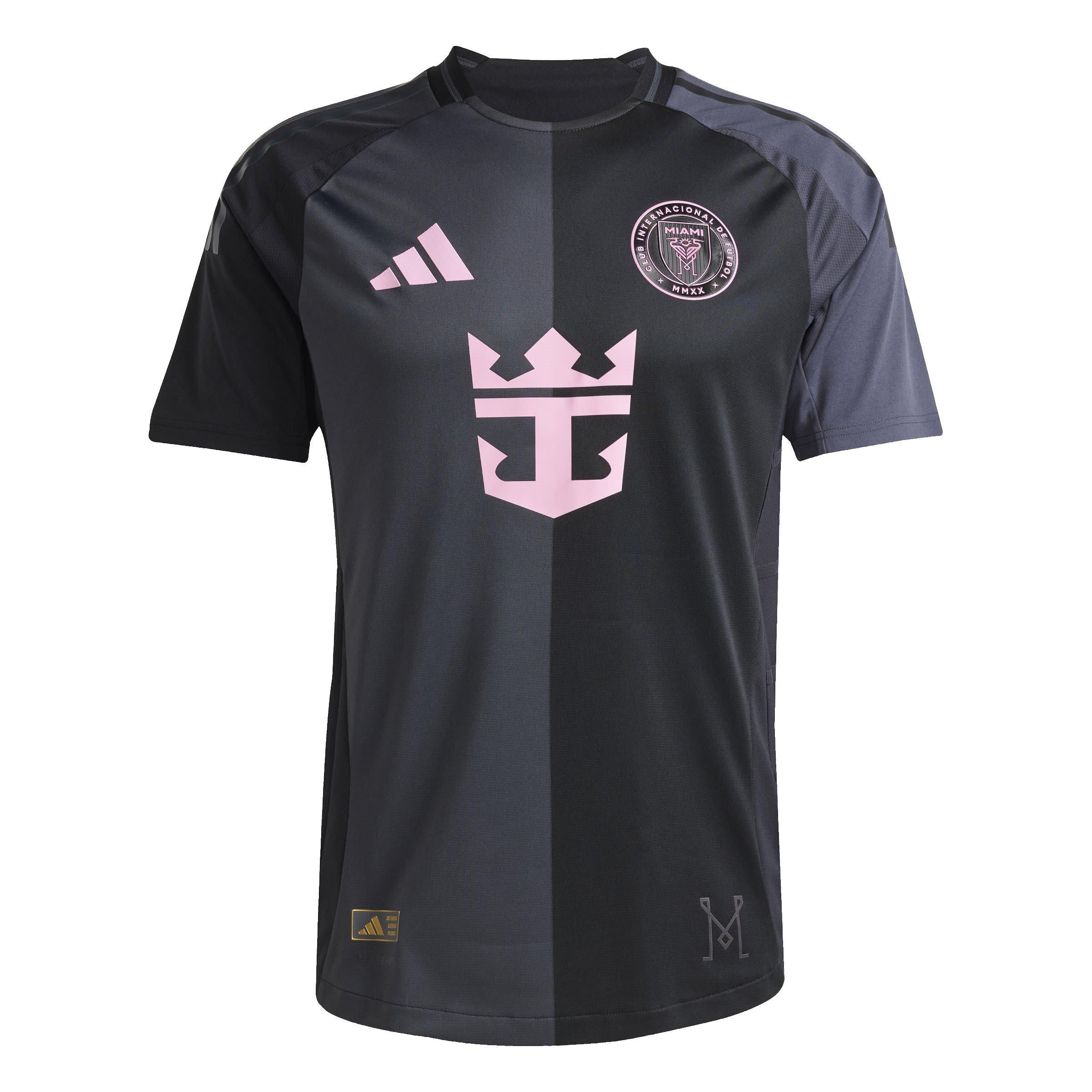 Adidas Men's Inter Miami Messi Authentic Away Shirt 2025 2026 Adults - Black - L