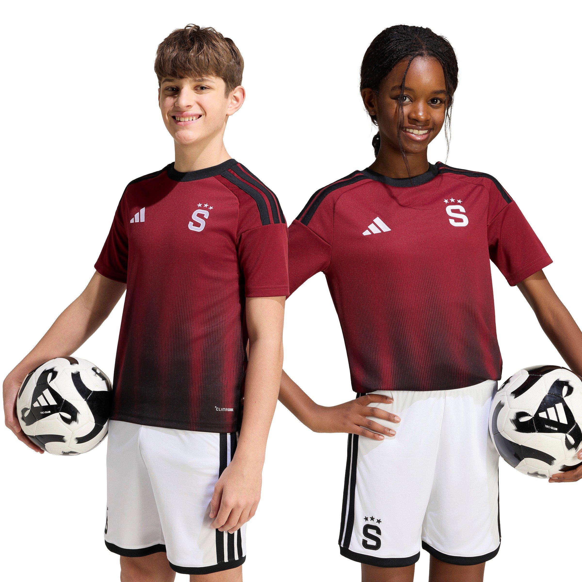 Maroon/Black - adidas - Sparta Prague Home Shirt 2026/27 Juniors - 3