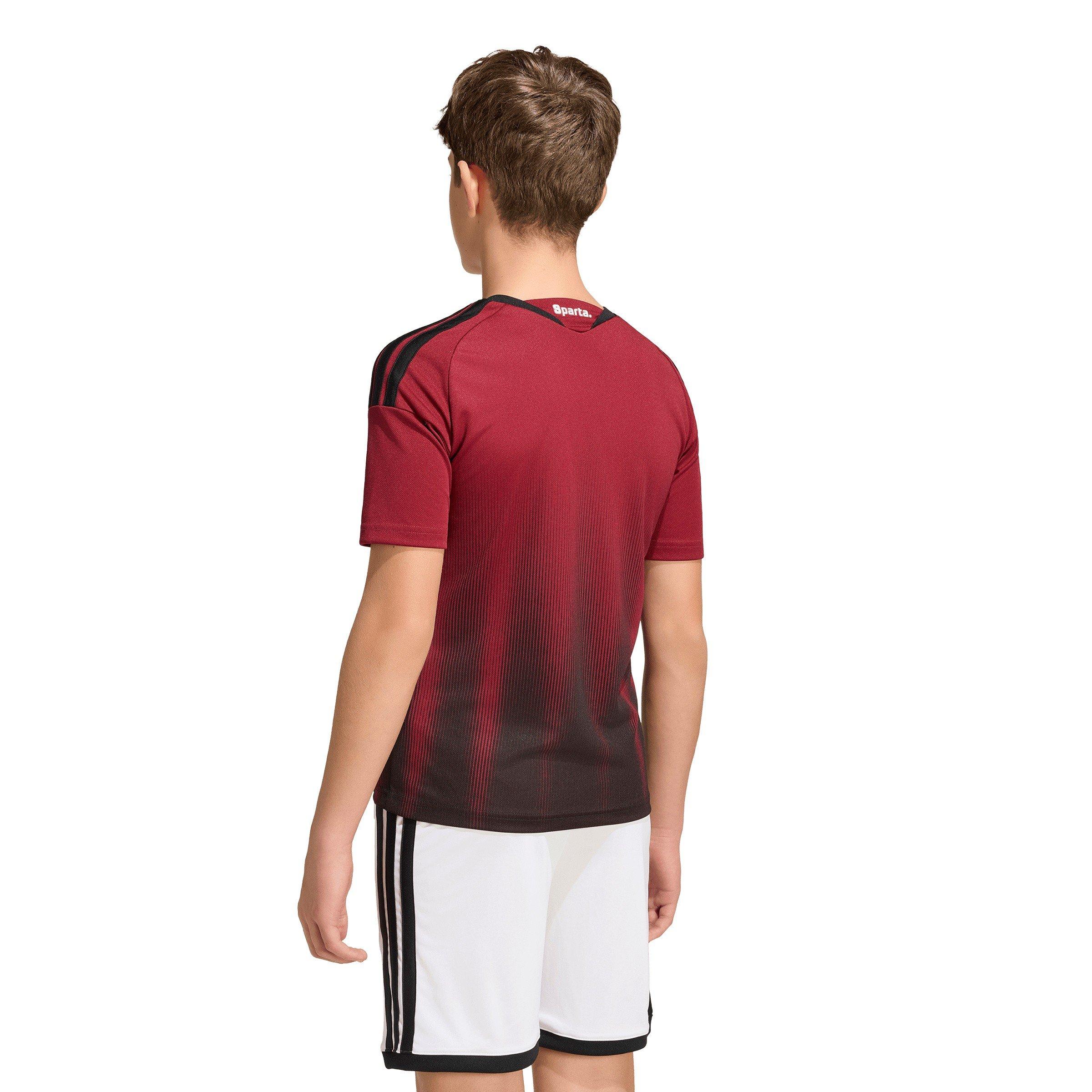 Maroon/Black - adidas - Sparta Prague Home Shirt 2026/27 Juniors - 6