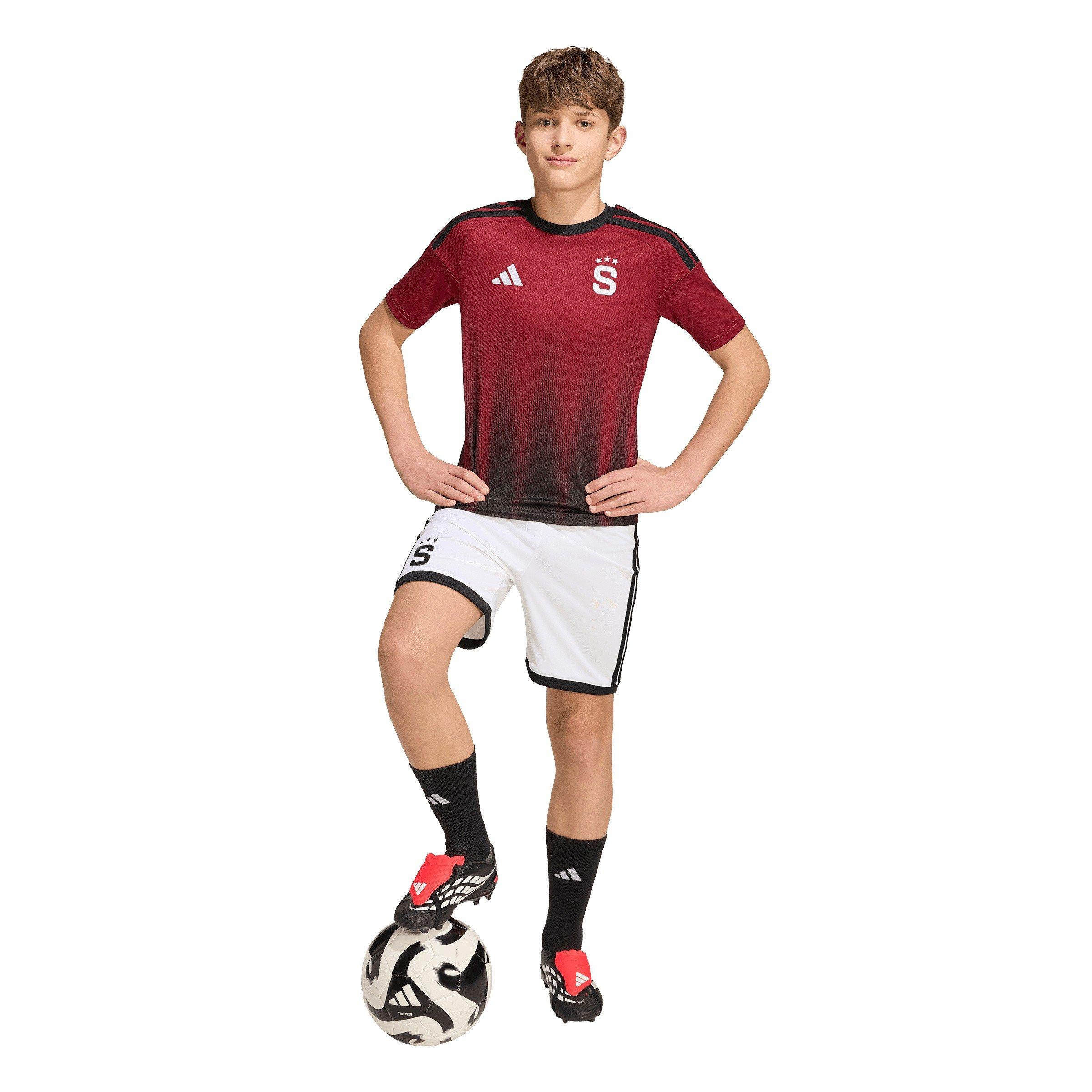 Maroon/Black - adidas - Sparta Prague Home Shirt 2026/27 Juniors - 7