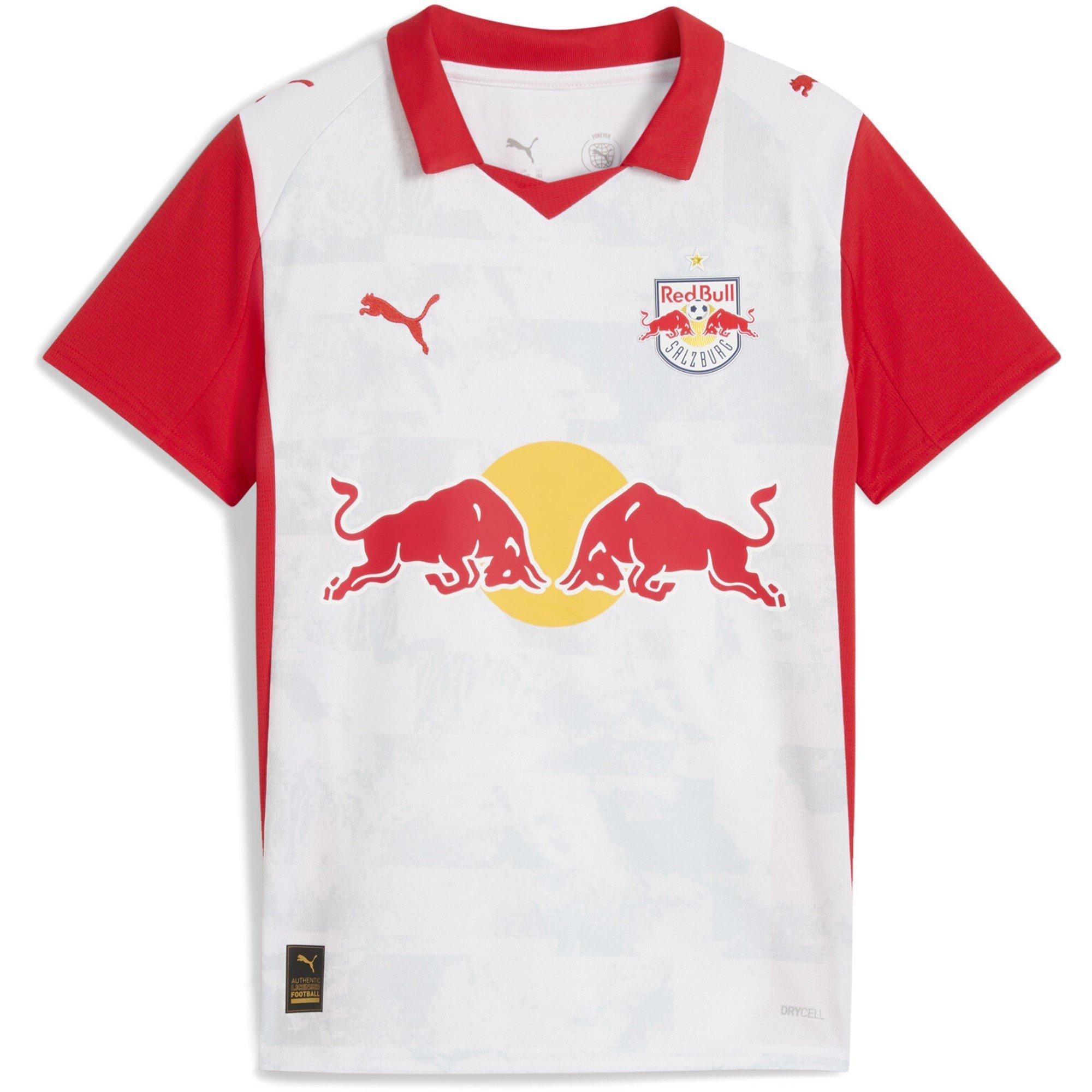 White/Red - Puma - Red Bull Salzburg Home Shirt 2025 2026 Juniors - 1