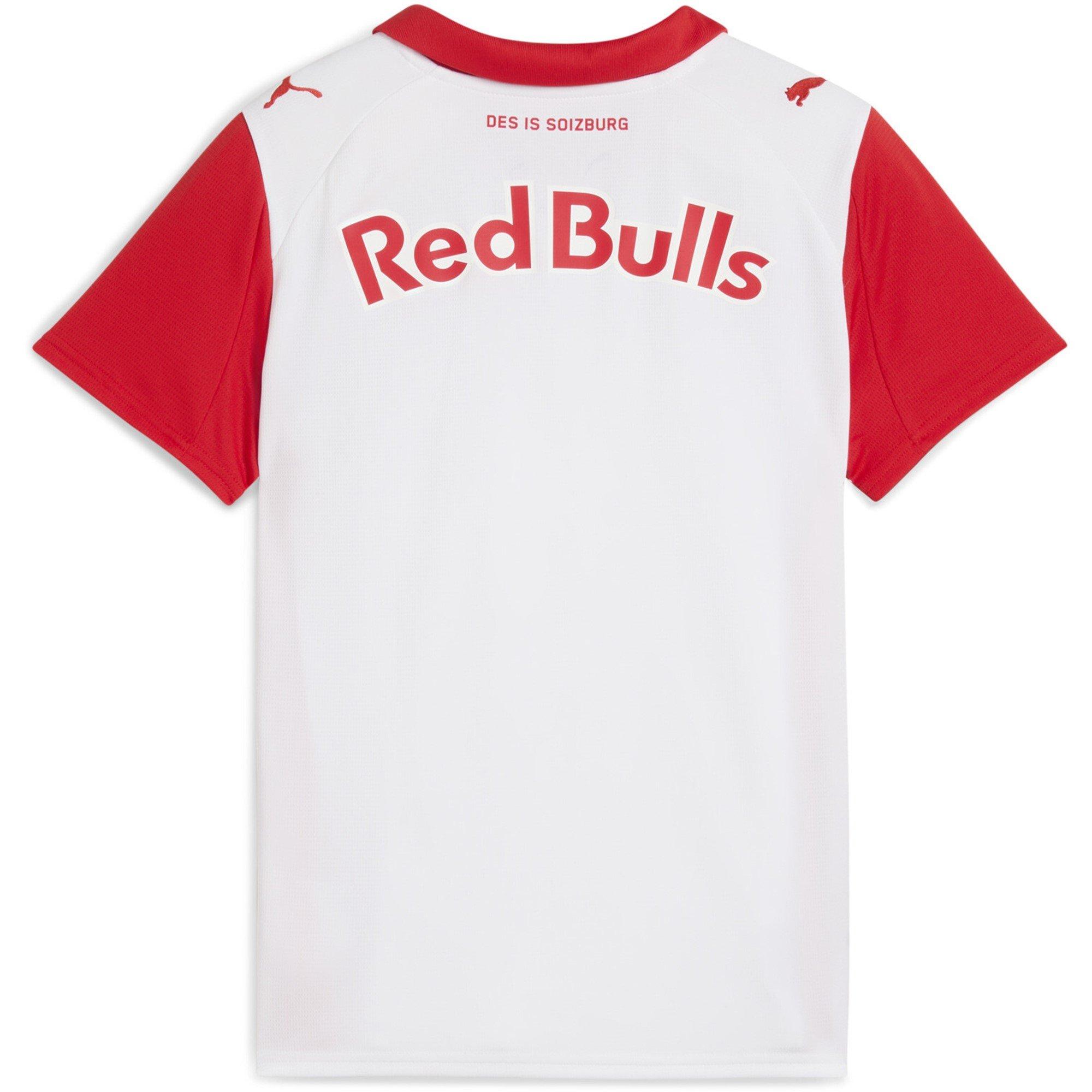 White/Red - Puma - Red Bull Salzburg Home Shirt 2025 2026 Juniors - 2