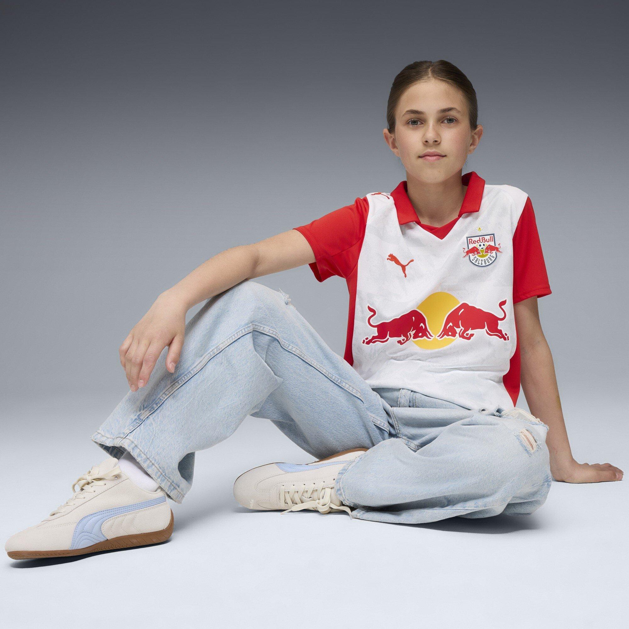 White/Red - Puma - Red Bull Salzburg Home Shirt 2025 2026 Juniors - 3
