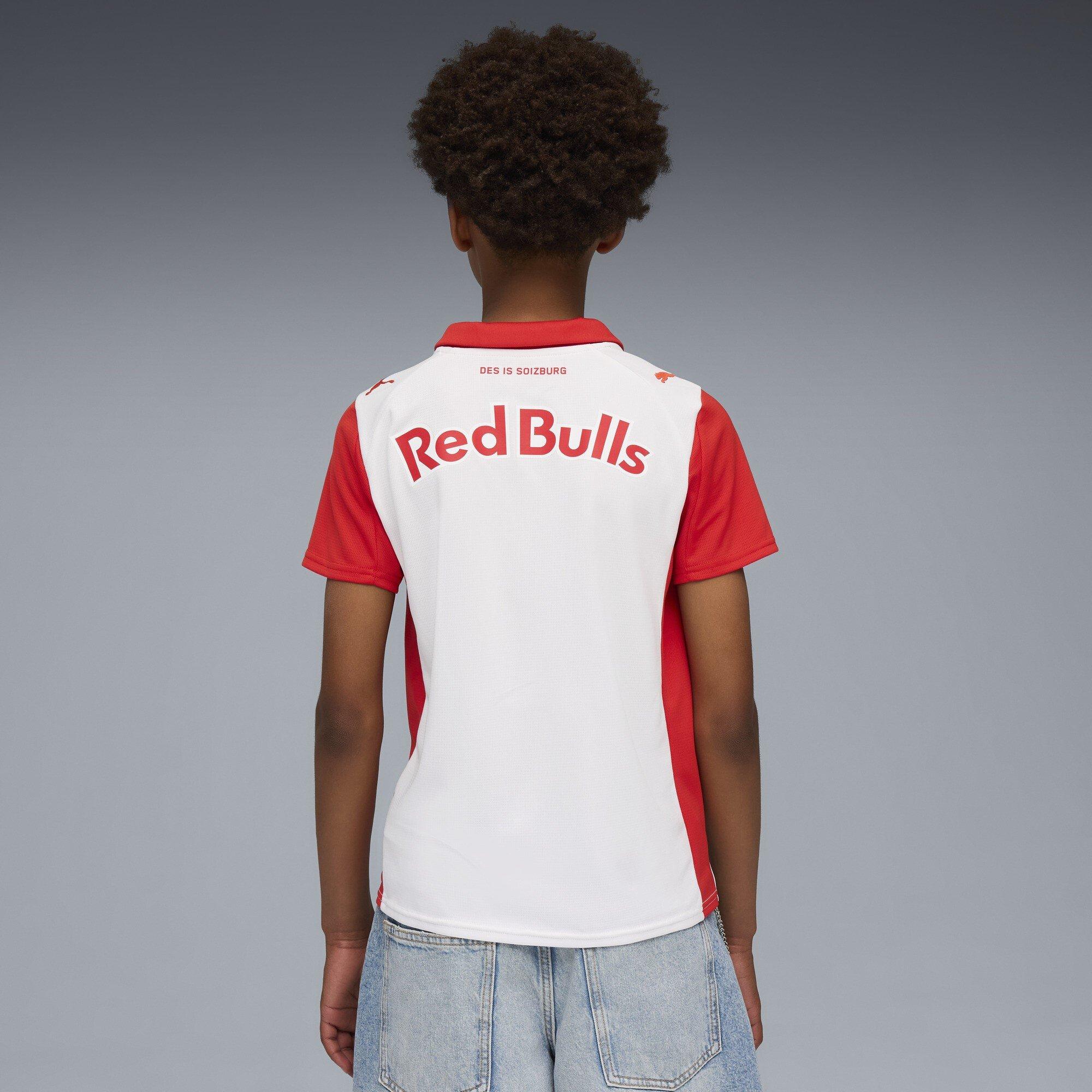 White/Red - Puma - Red Bull Salzburg Home Shirt 2025 2026 Juniors - 4