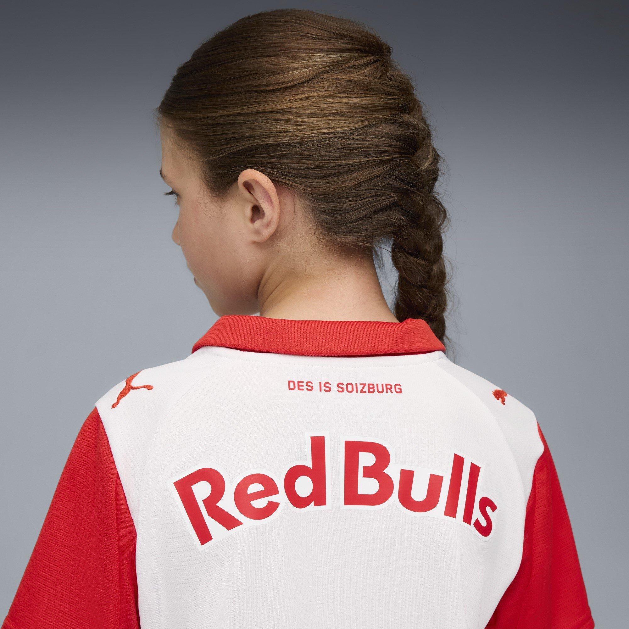 White/Red - Puma - Red Bull Salzburg Home Shirt 2025 2026 Juniors - 5