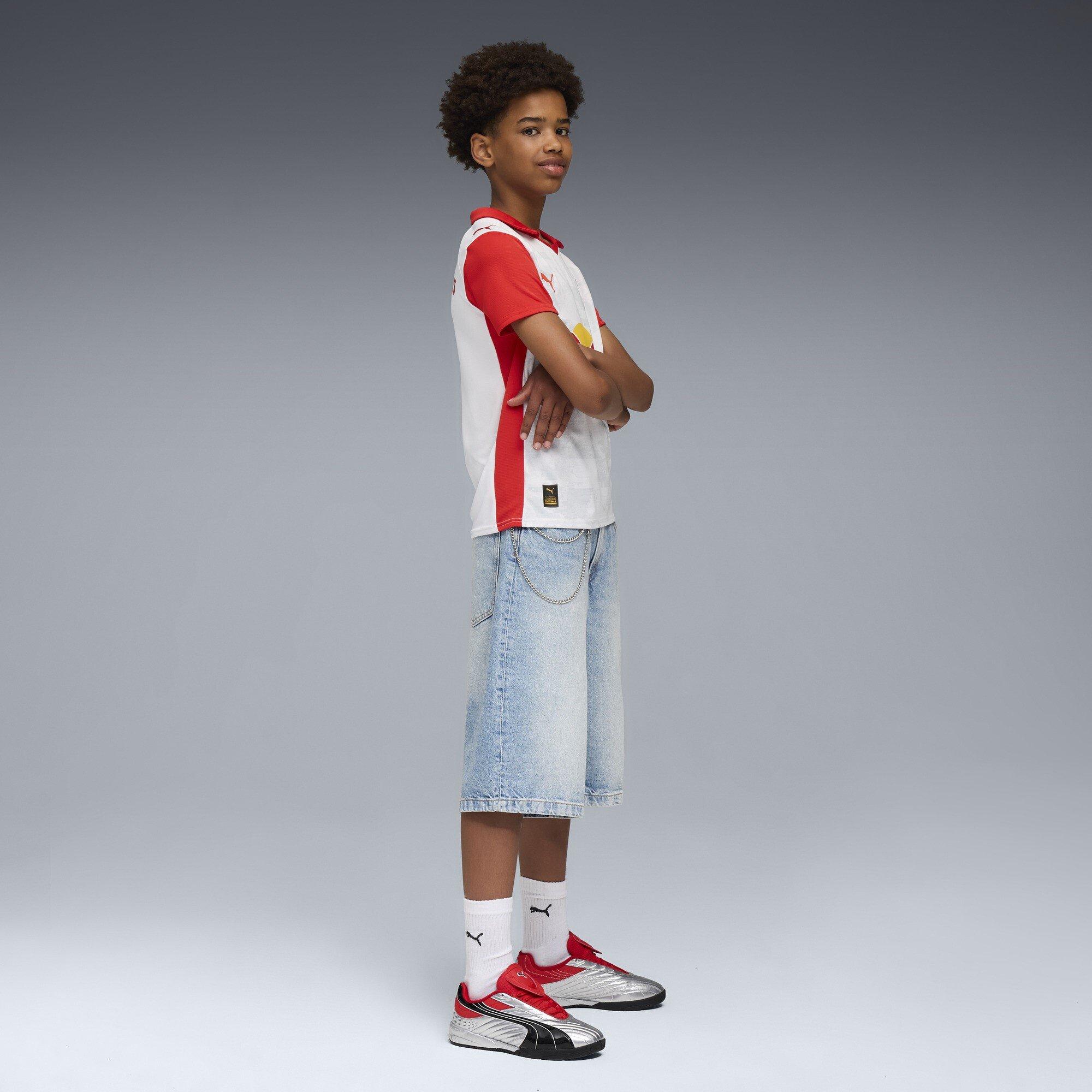 White/Red - Puma - Red Bull Salzburg Home Shirt 2025 2026 Juniors - 6