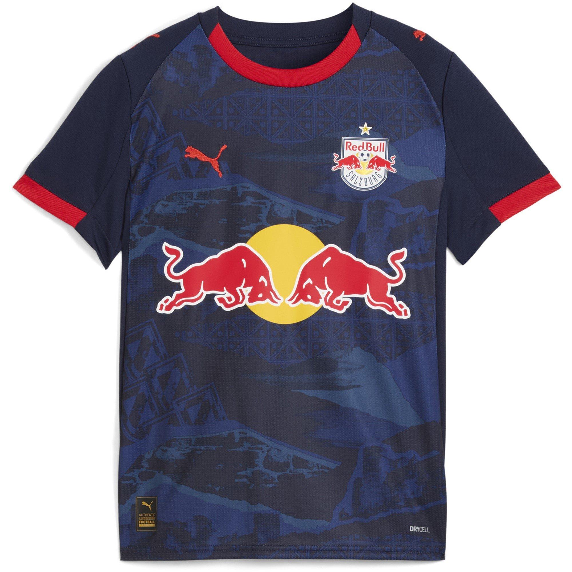 Navy/Red - Puma - RB Salzburg Away Shirt 2025 2026 Juniors - 1