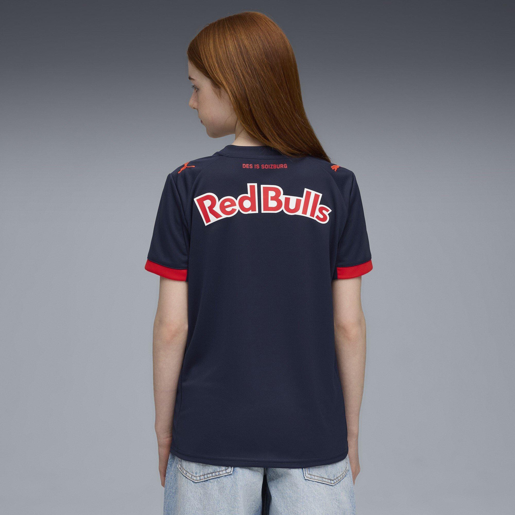 Marineblau/Rot - Puma - RB Salzburg Away Shirt 2025 2026 Juniors - 5