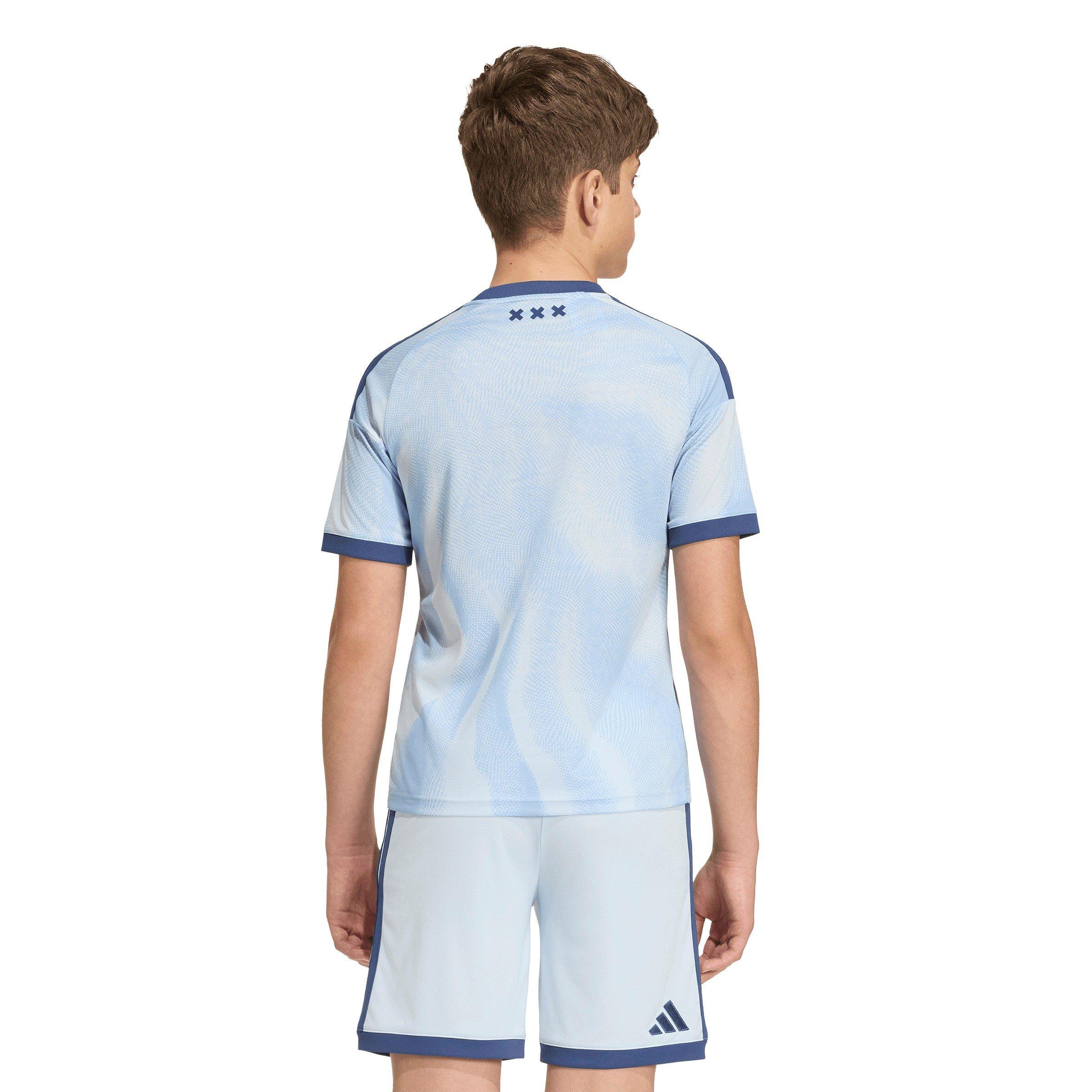 Blå/Hvid - adidas - Ajax Third Shirt 2026/27 Juniors - 4