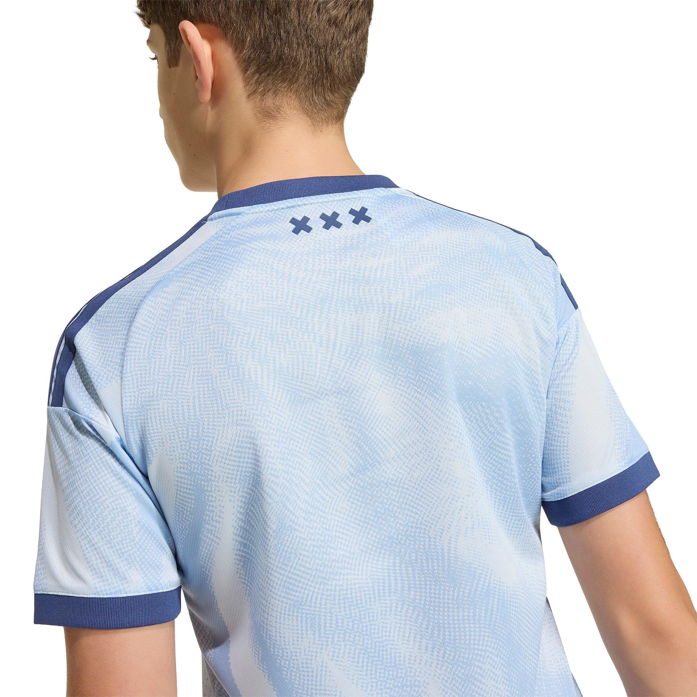 Blå/Hvid - adidas - Ajax Third Shirt 2026/27 Juniors - 6