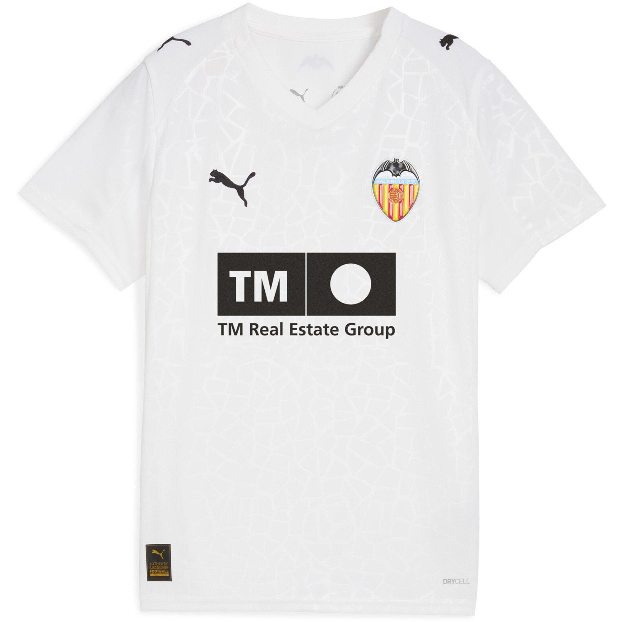 White - Puma - Valencia Home Shirt 2025 2026 Juniors - 1