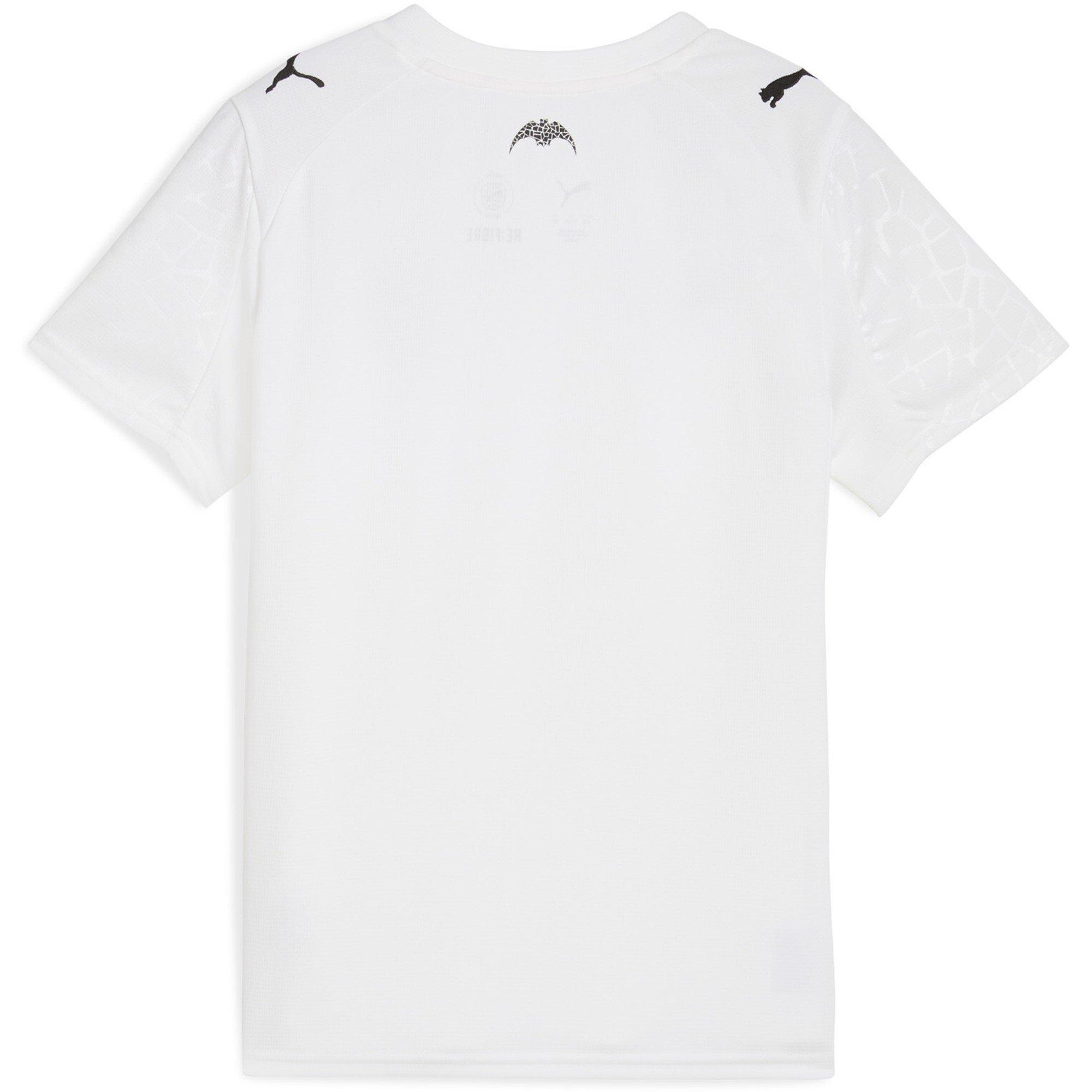 White - Puma - Valencia Home Shirt 2025 2026 Juniors - 2