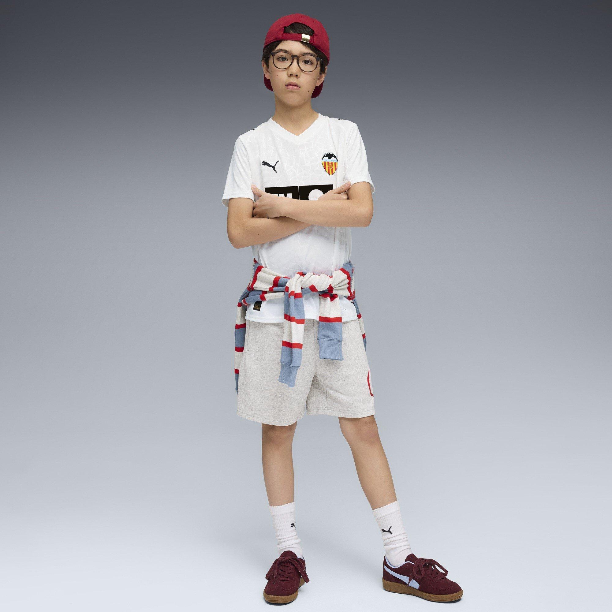 White - Puma - Valencia Home Shirt 2025 2026 Juniors - 6