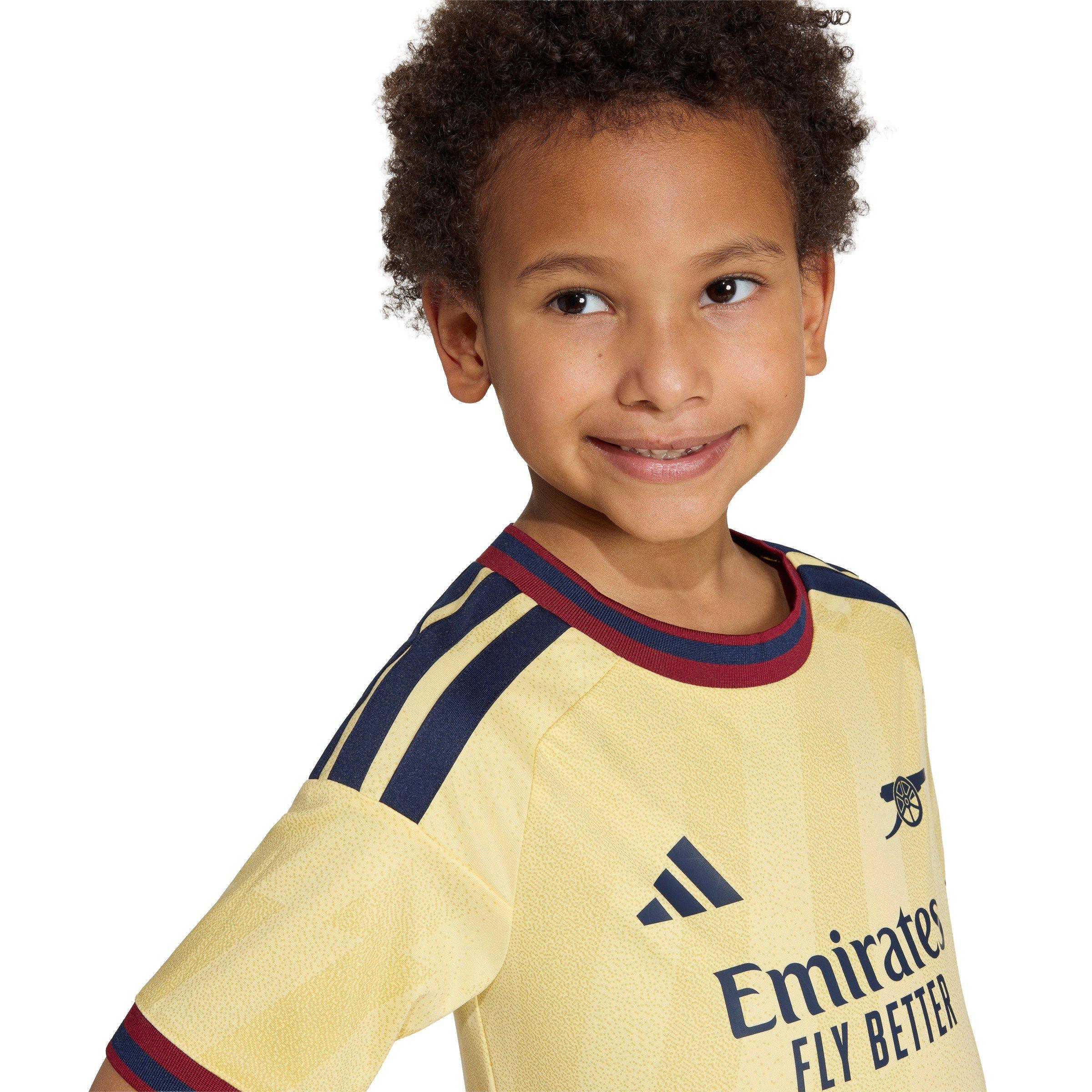 Geel/Zwart - adidas - Kids' Arsenal Third 25/26 Shirt and Shorts Mini Kit - 12